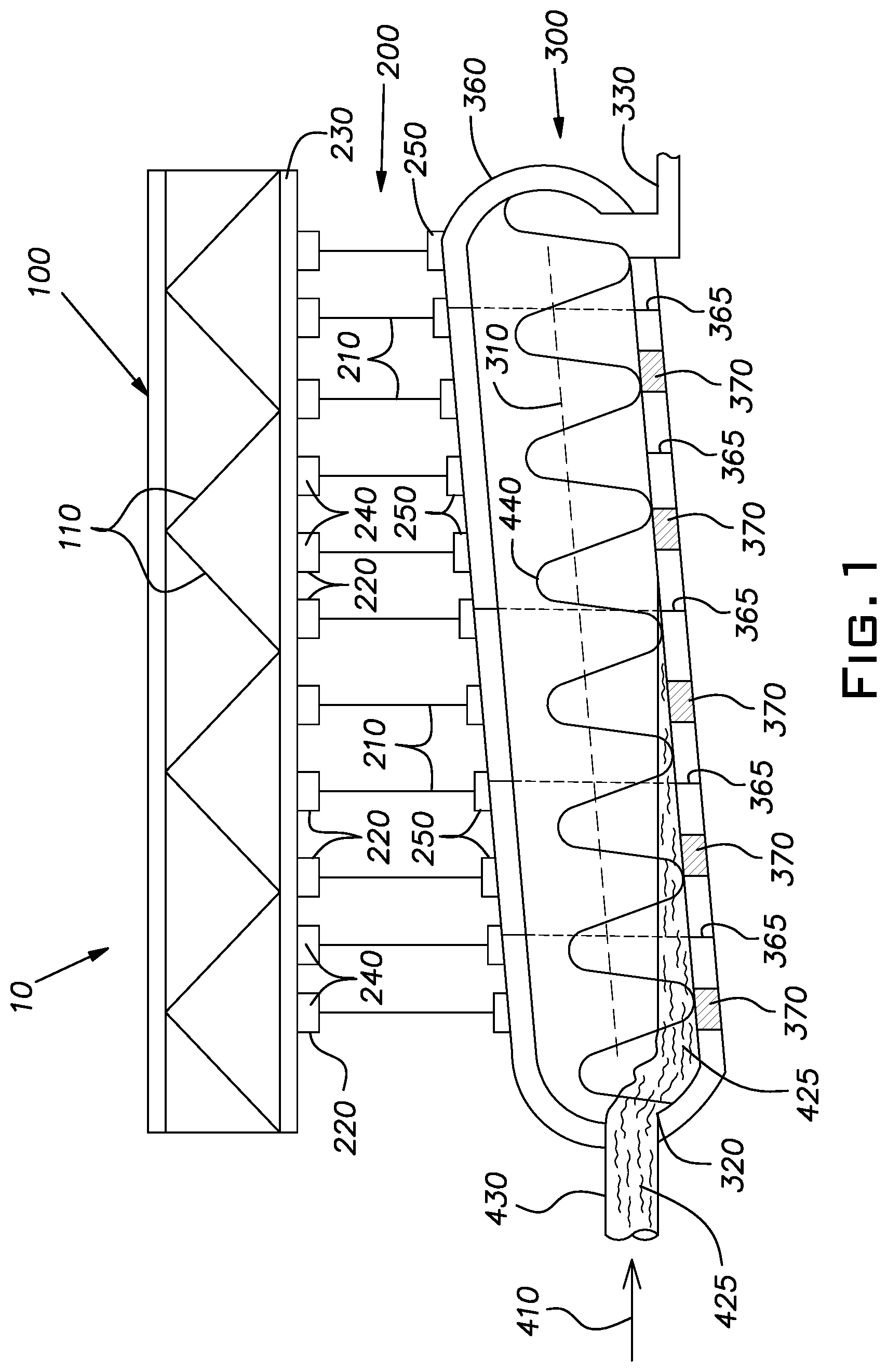 Patent US12303858 Figure 1 – Vessel support system