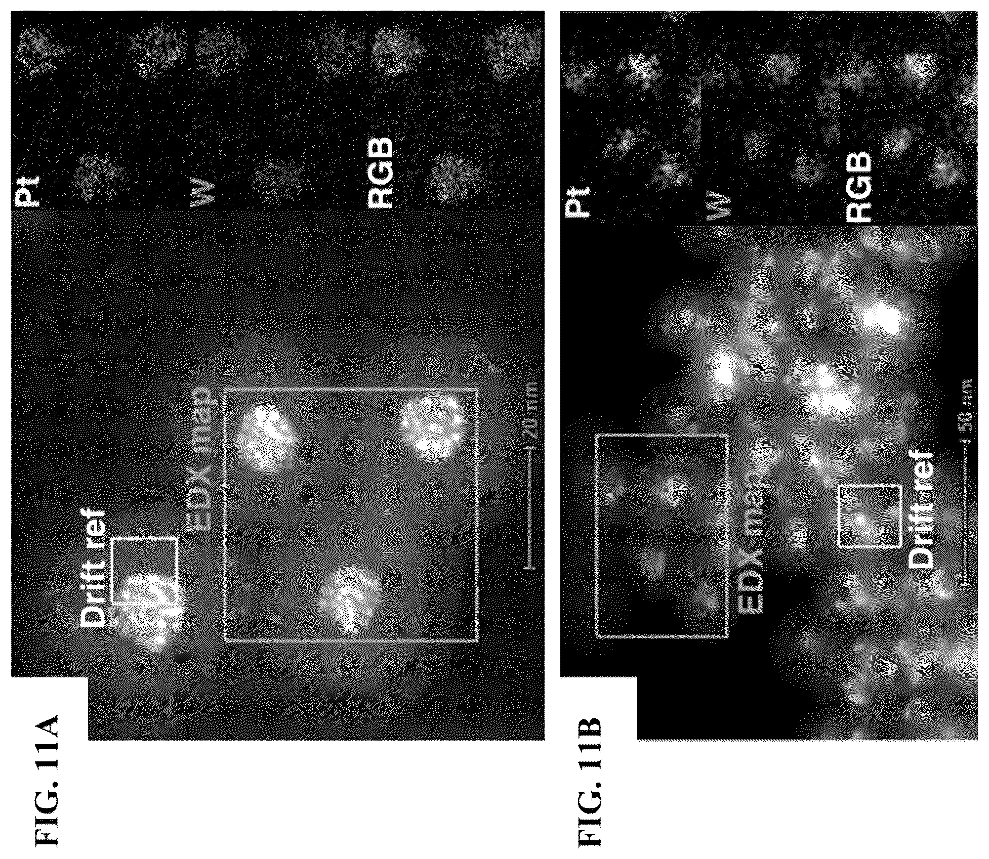 Patent US12303875 Figure 20 – Noble metal monolayer shell coatings on transition metal ceramic nanoparticle cores