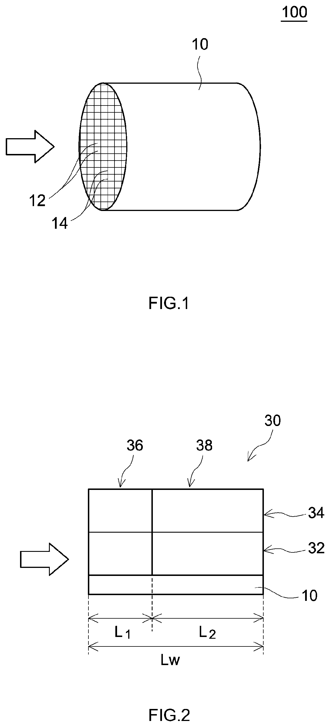 Patent US12303877 Figure 1 – Exhaust gas purification catalyst
