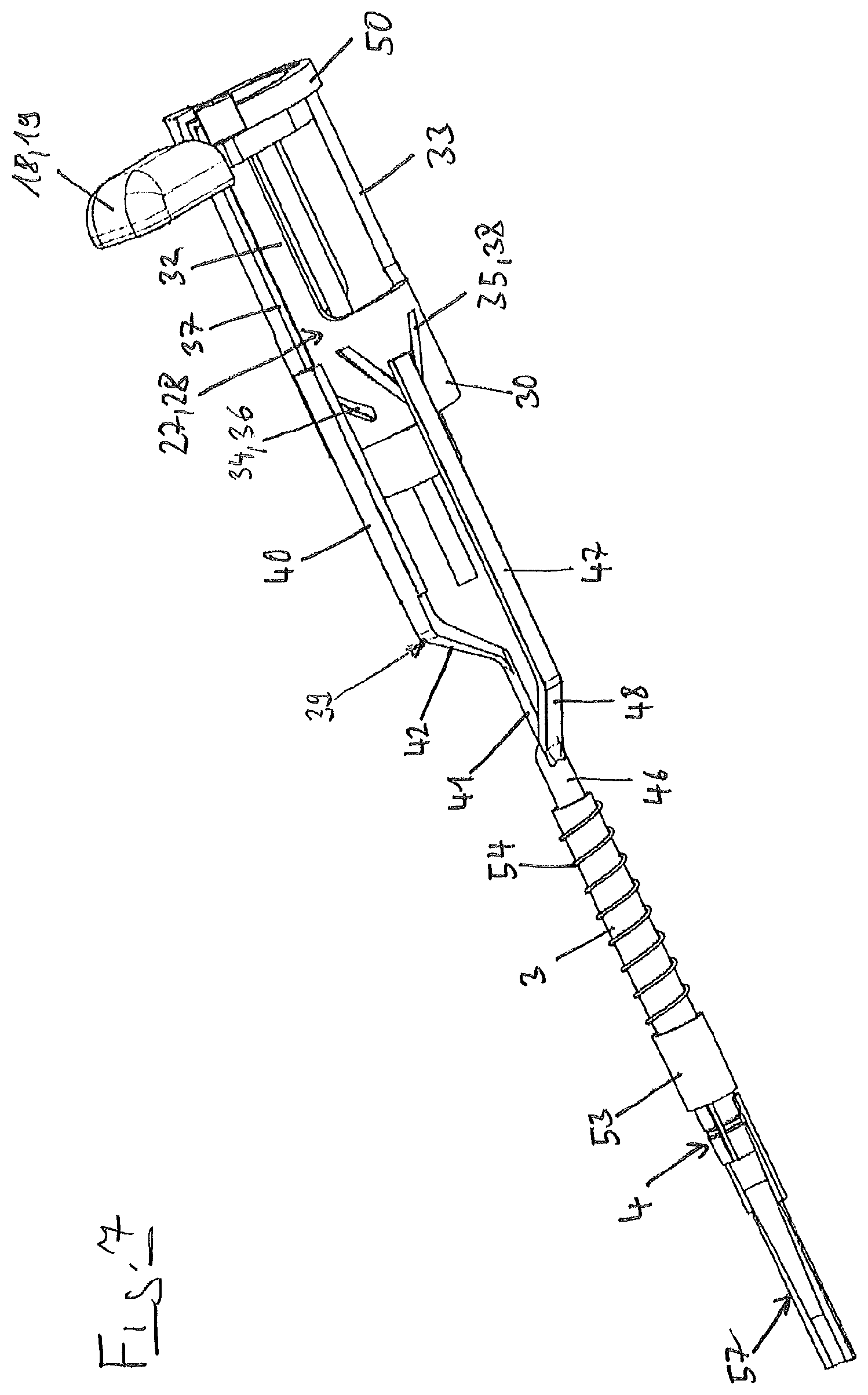 Patent US12303883 Figure 7 – Pipette for use with a pipette tip with an integrated plunger