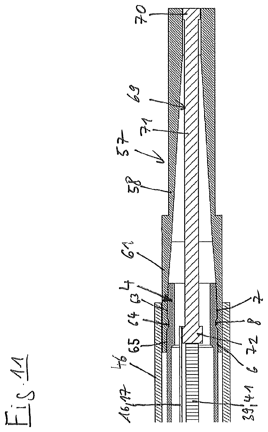 Patent US12303883 Figure 9 – Pipette for use with a pipette tip with an integrated plunger