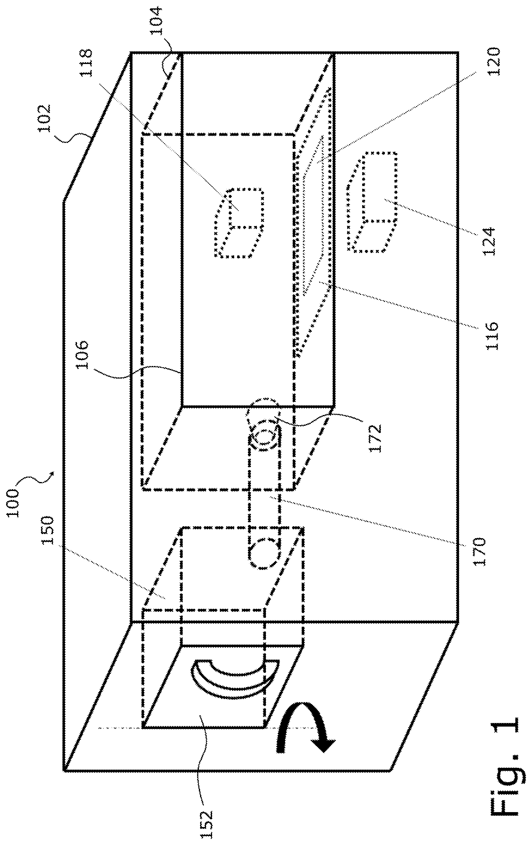 Patent US12303884 Figure 1 – Microscope for microscopic examination of a sample