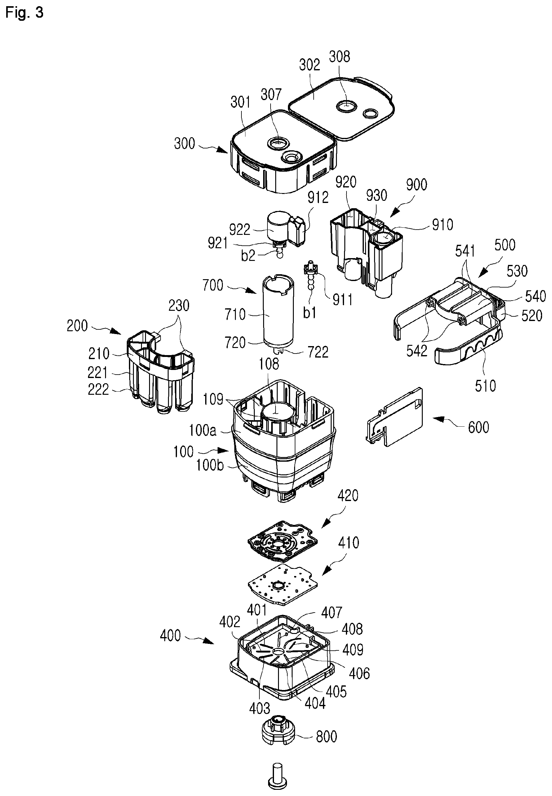 Patent US12303885 Figure 3 – Genome extraction device including safety clip combined with inner chamber