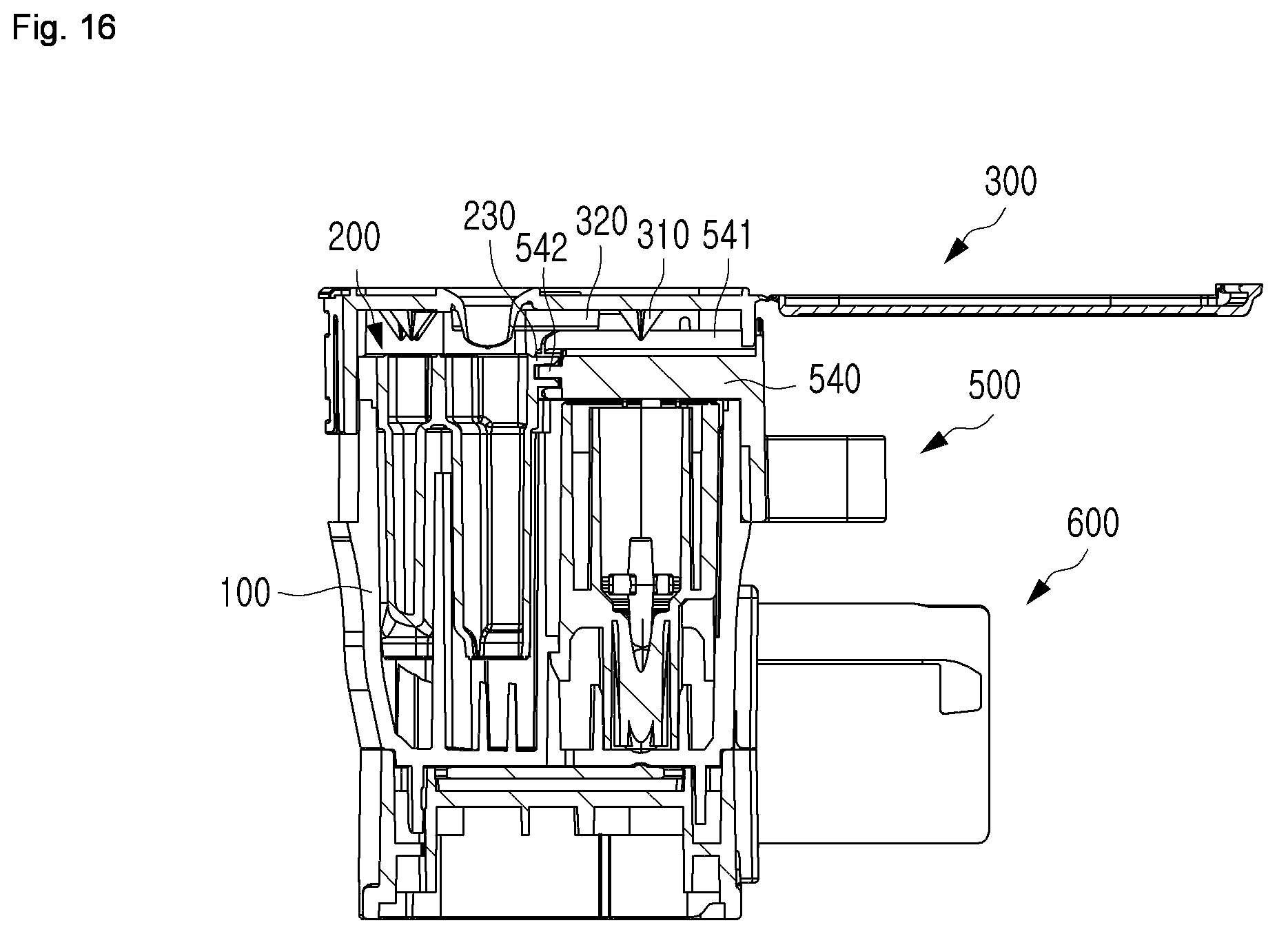 Patent US12303885 Figure 13 – Genome extraction device including safety clip combined with inner chamber
