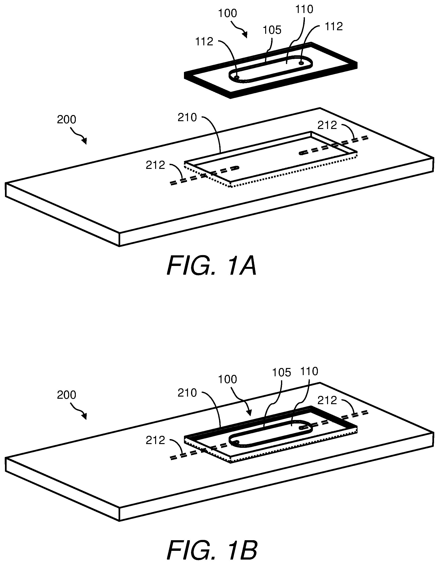 Patent US12303895 Figure 1 – Modular active surface devices for microfluidic systems and methods of making same