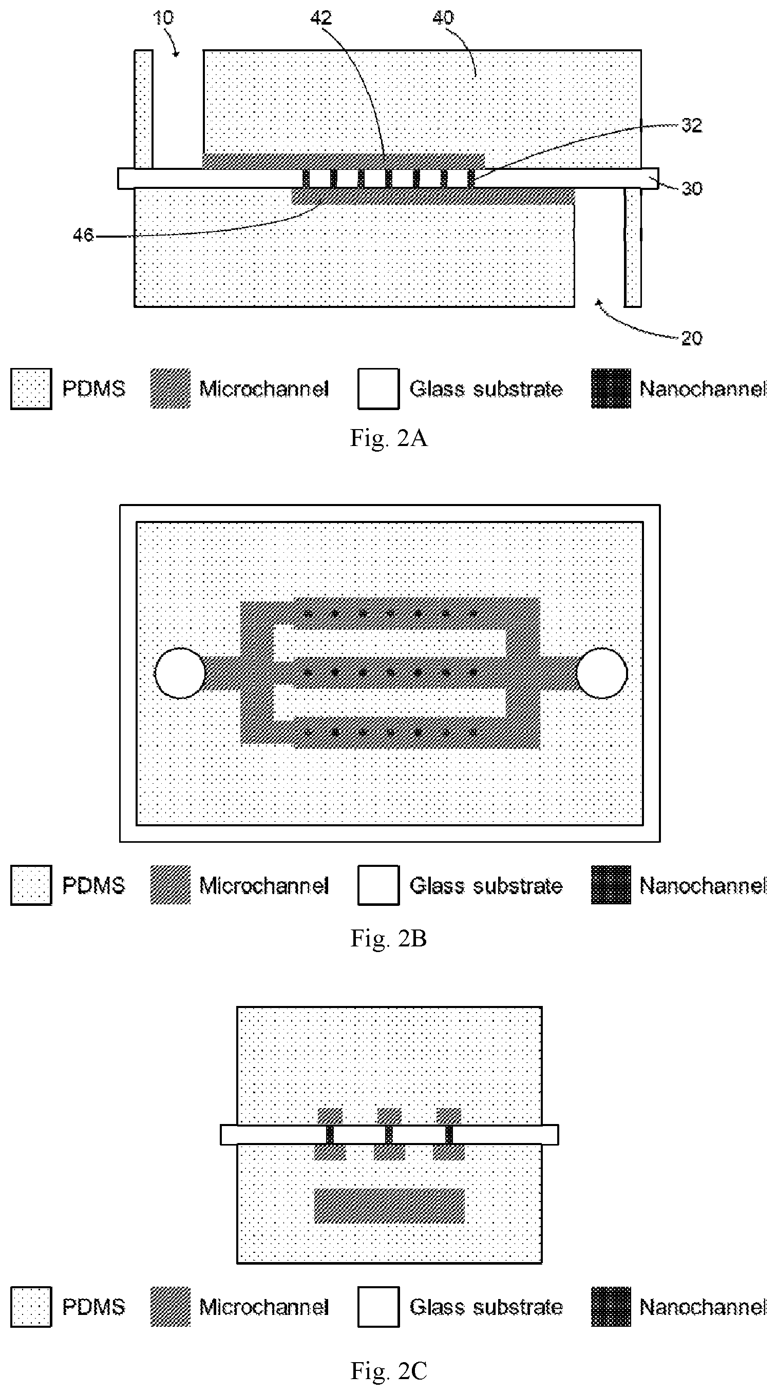 Patent US12303897 Figure 2 – Micro- and nano-fluidic chip, method of fabricating the same, and applications thereof