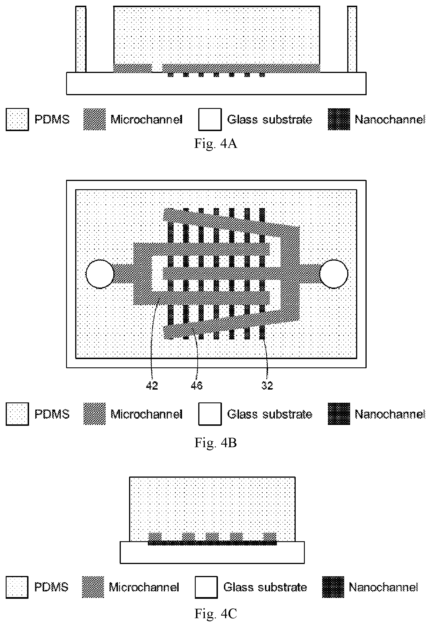 Patent US12303897 Figure 4 – Micro- and nano-fluidic chip, method of fabricating the same, and applications thereof