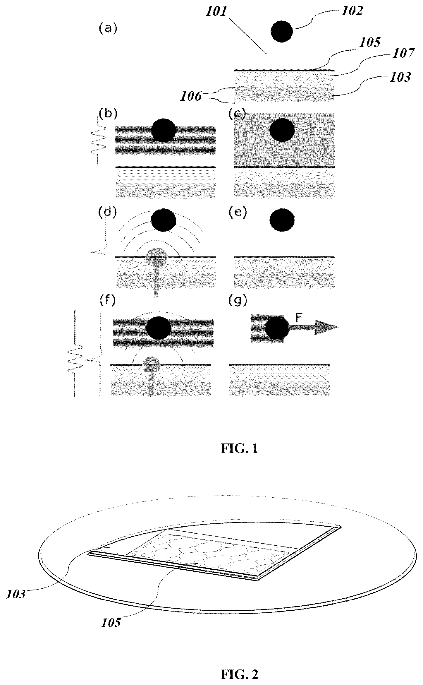 Patent US12303900 Figure 1 – Photoacoustic tweezers