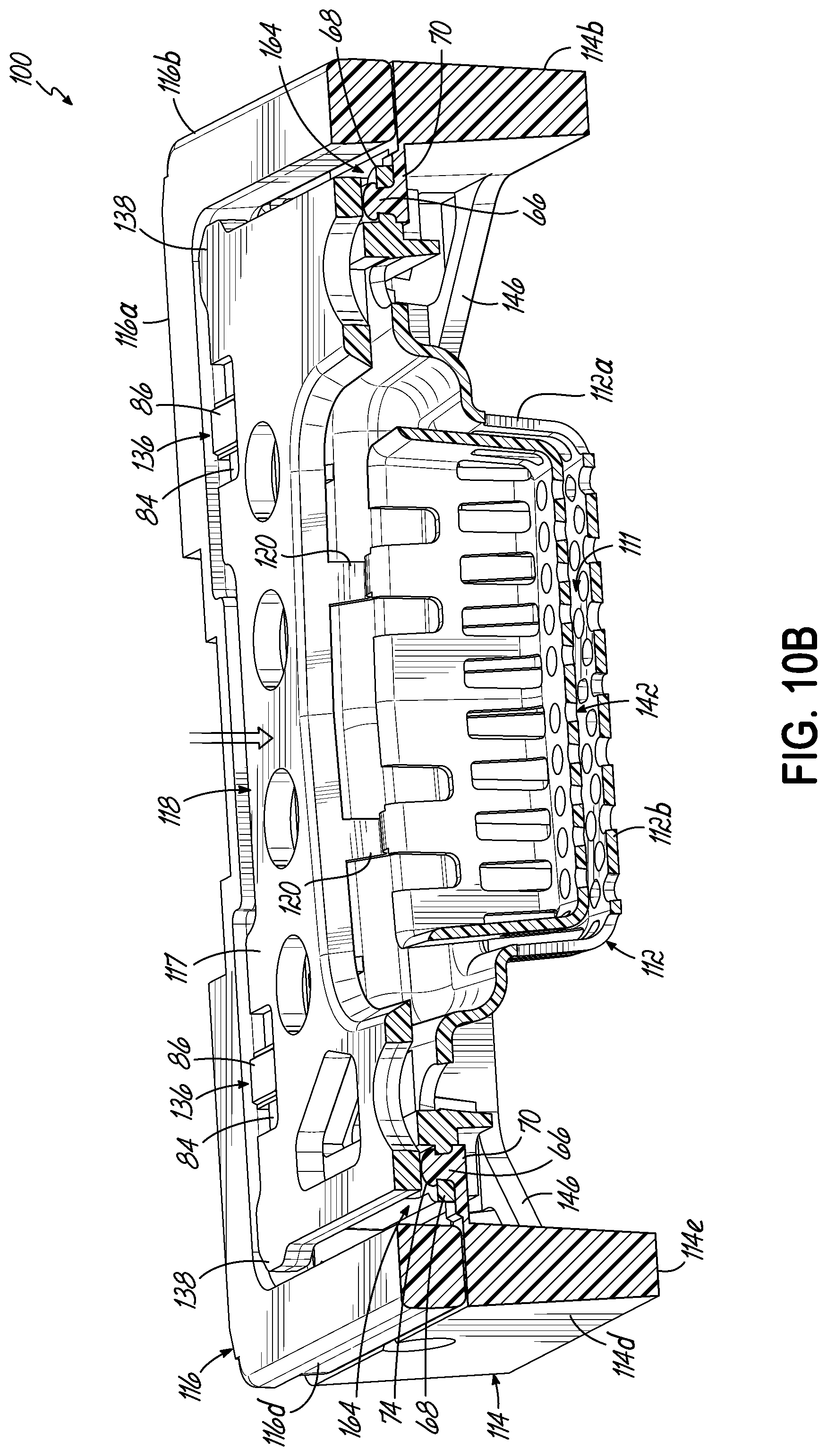 Patent US12303904 Figure 19 – Sectionable cassette and embedding frame with connectors, and methods for preparing biopsy tissue samples