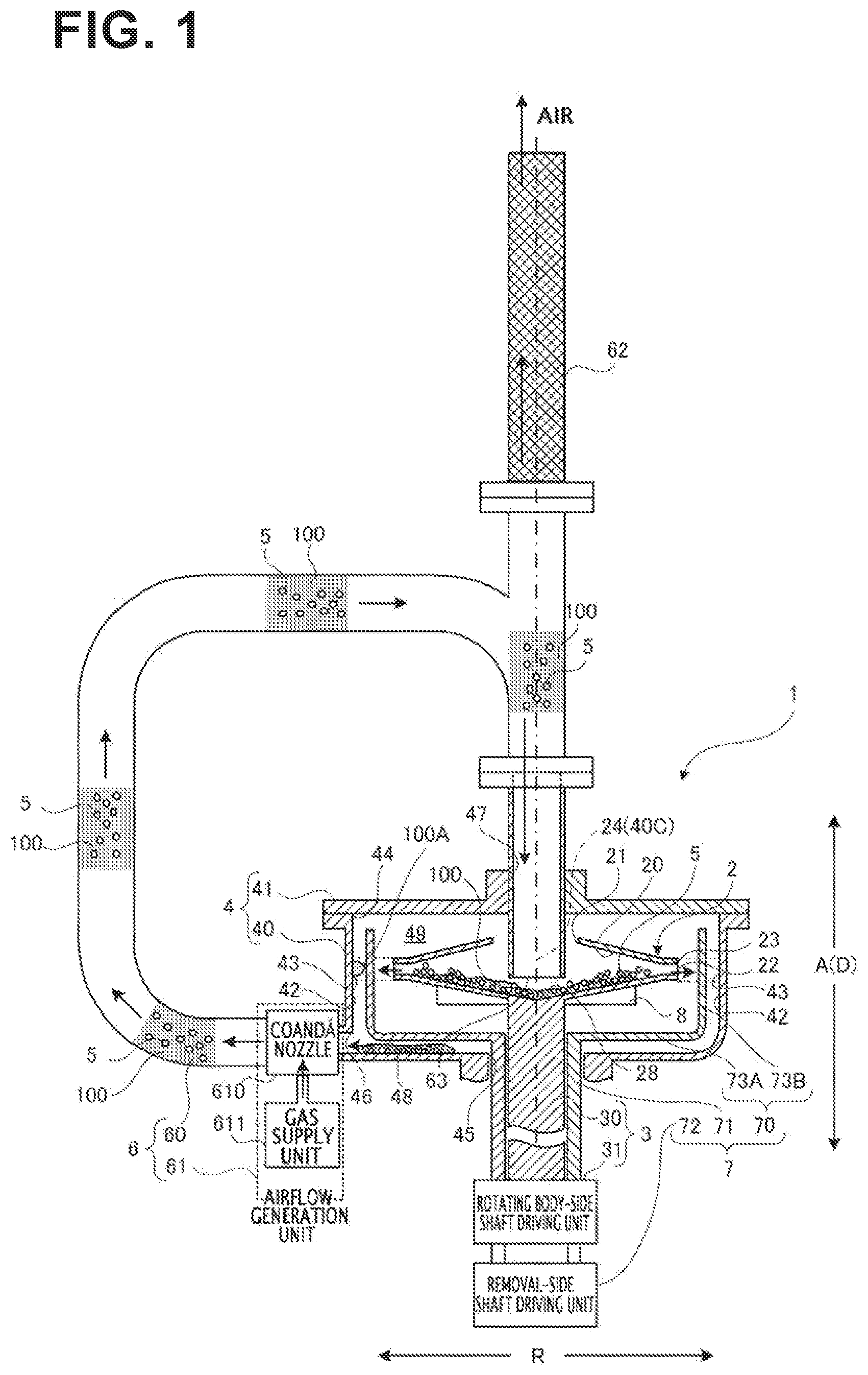 Patent US12303906 Figure 1 – Grinding apparatus