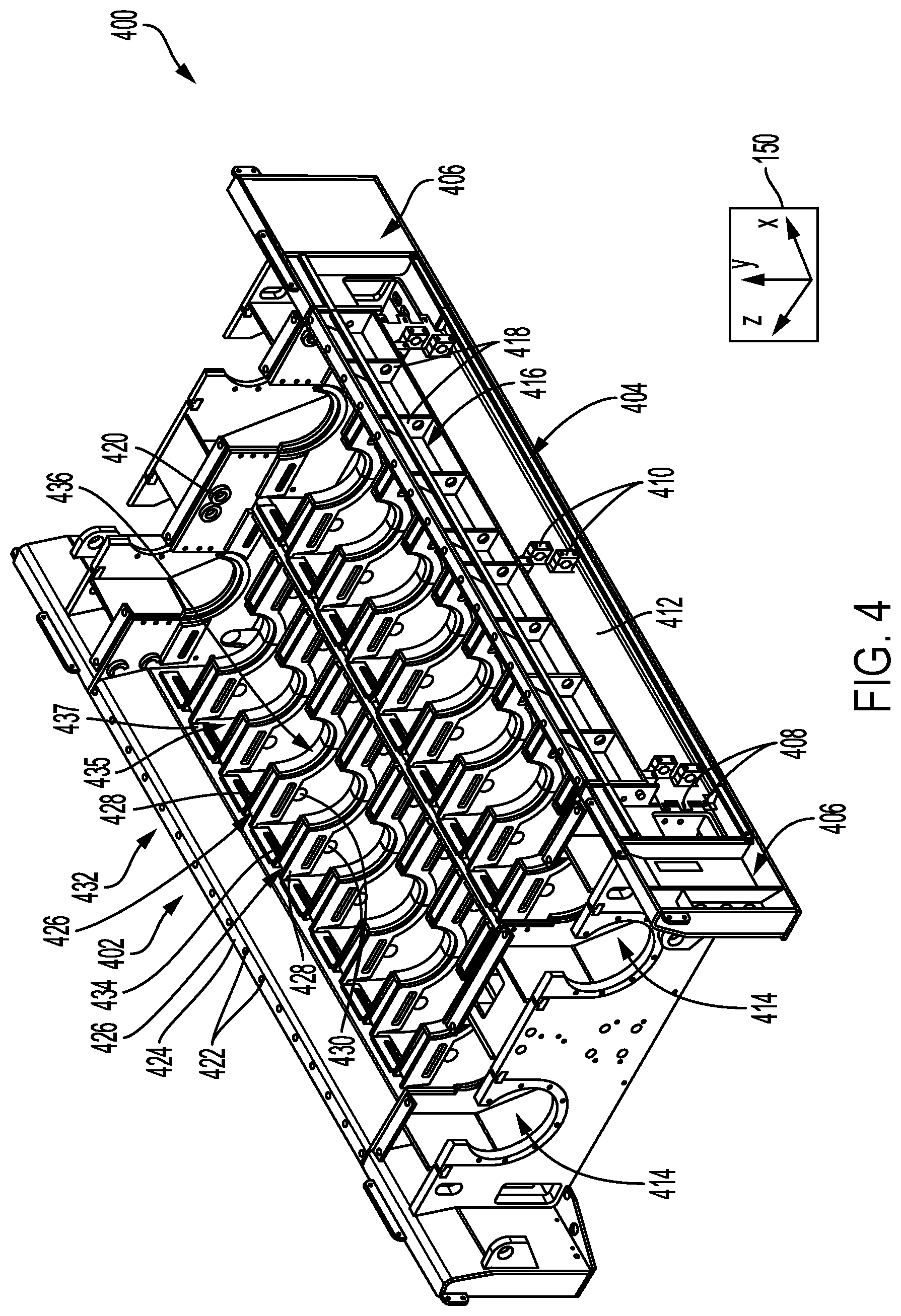 Patent US12303907 Figure 4 – Modular industrial reducing machine and method for disassembling an industrial reducing machine
