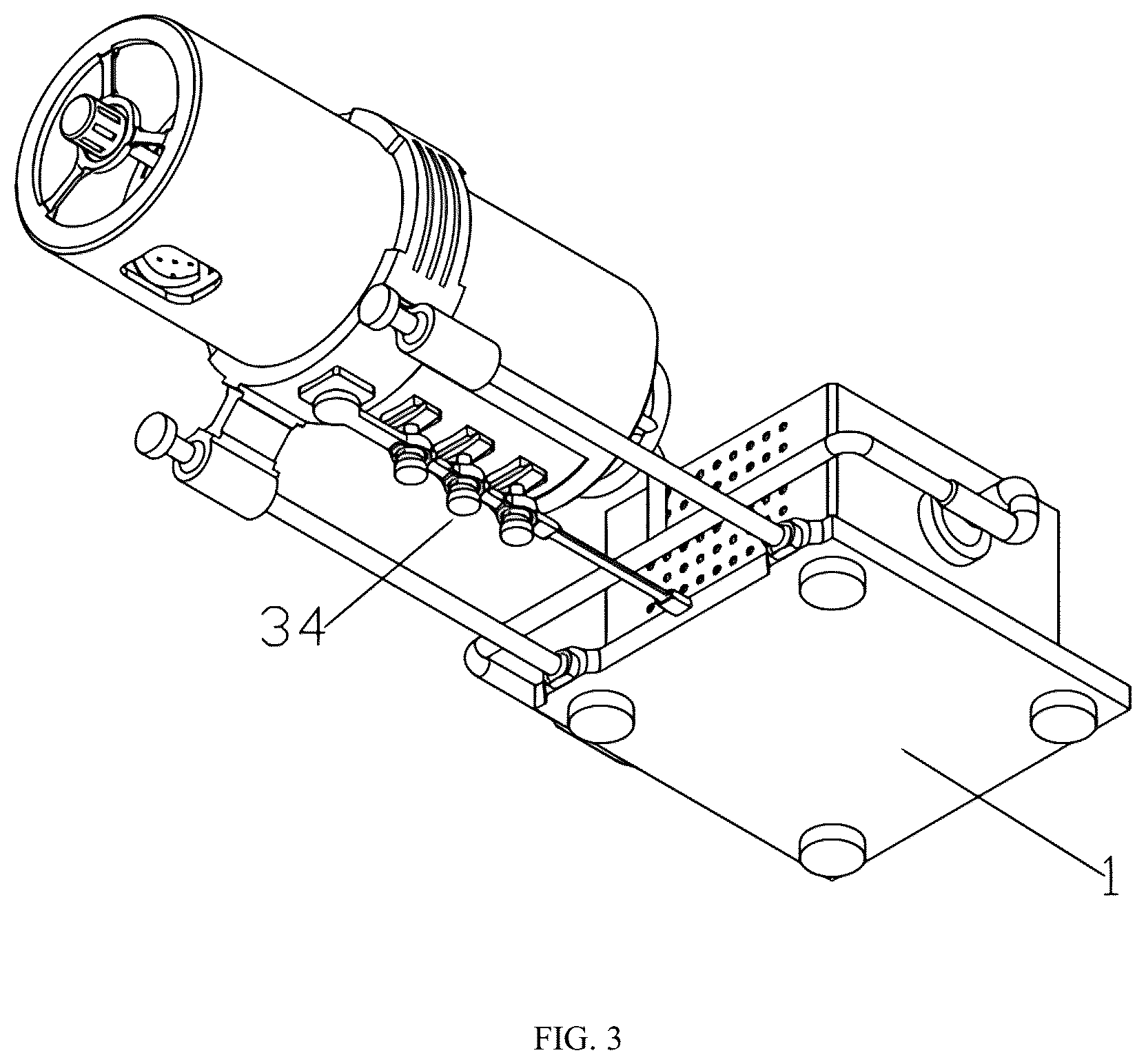 Patent US12303908 Figure 3 – Grinding and crushing machine for magnesium powder production