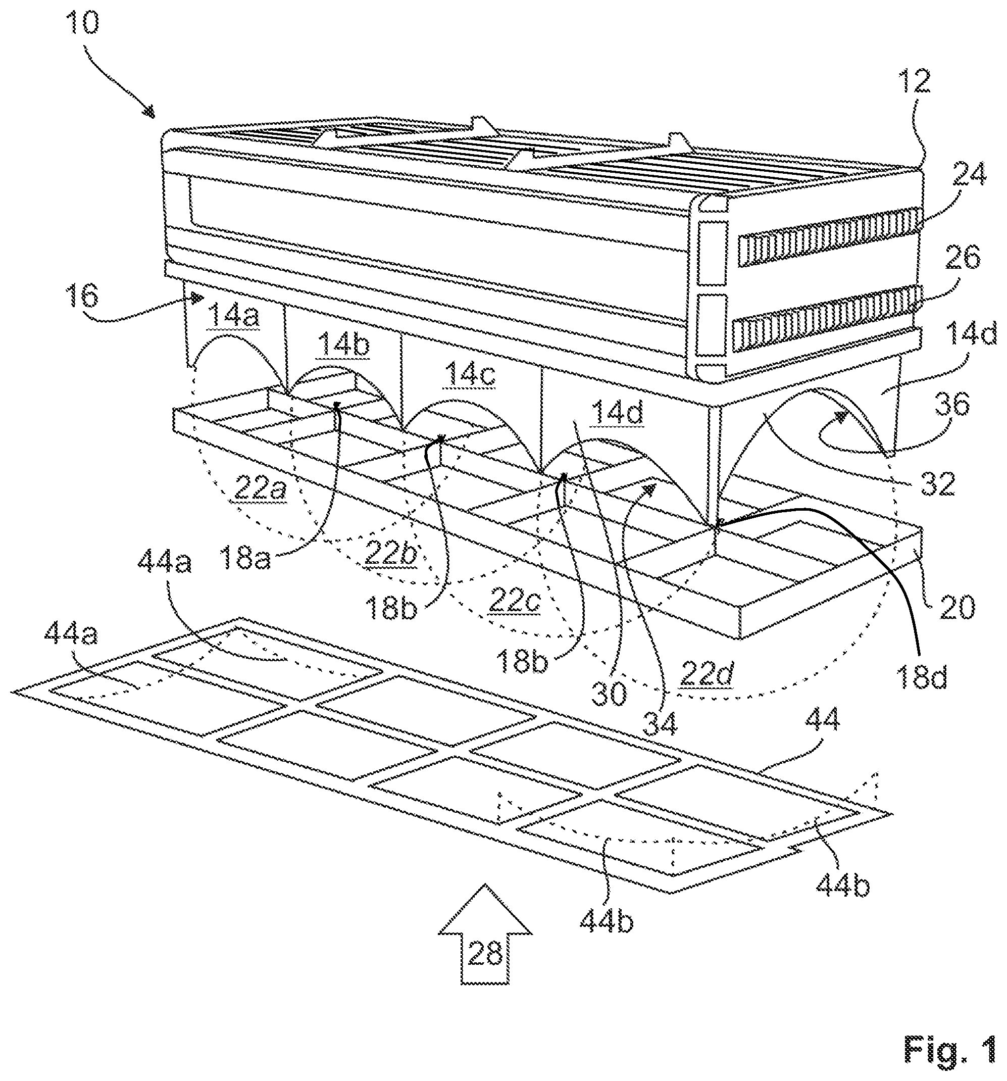Patent US12303913 Figure 1 – Electrostatic separator