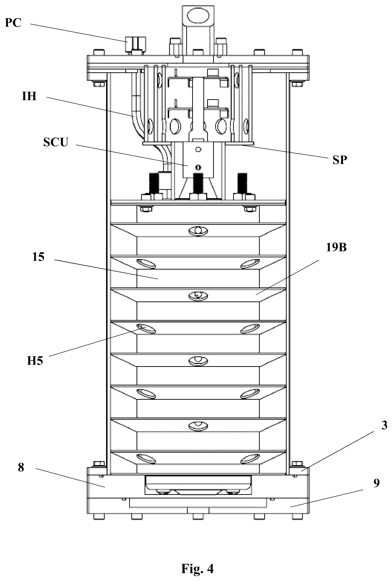 Patent US12303917 Figure 4 – Substance separator system driven by a submersible actuator