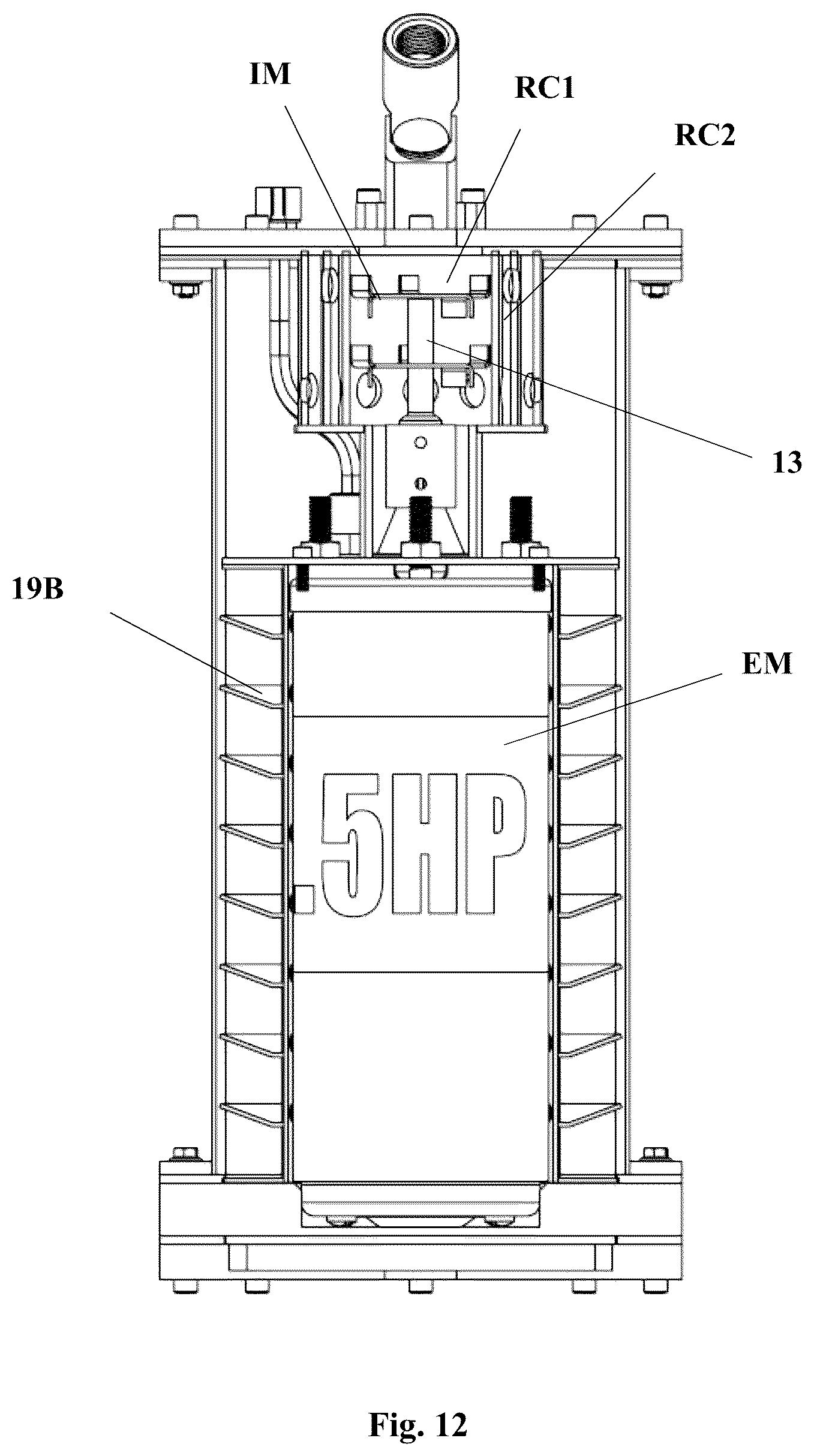 Patent US12303917 Figure 12 – Substance separator system driven by a submersible actuator