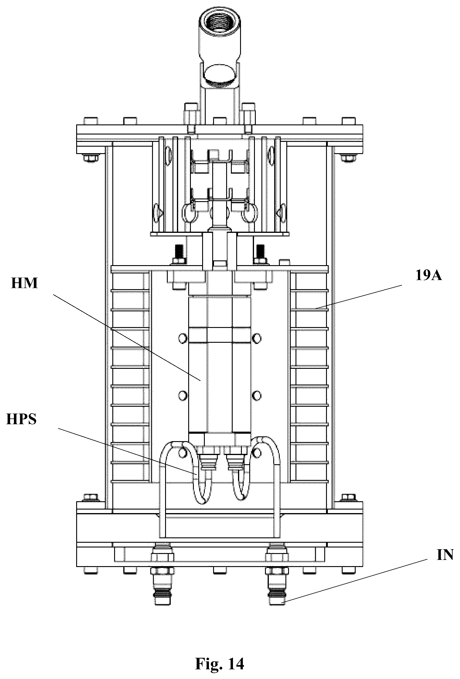 Patent US12303917 Figure 14 – Substance separator system driven by a submersible actuator