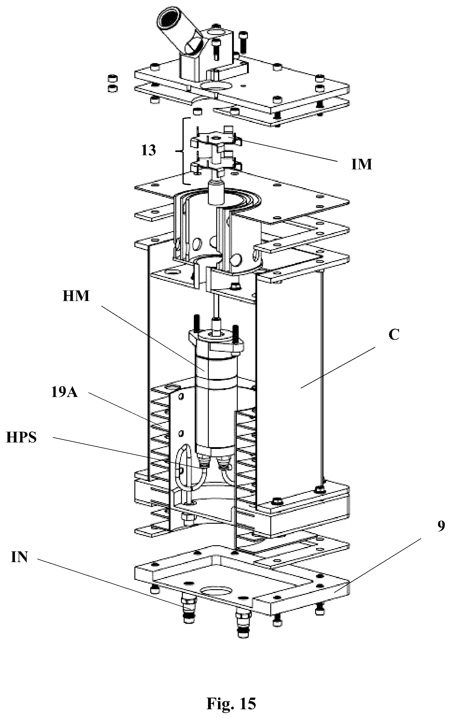 Patent US12303917 Figure 15 – Substance separator system driven by a submersible actuator
