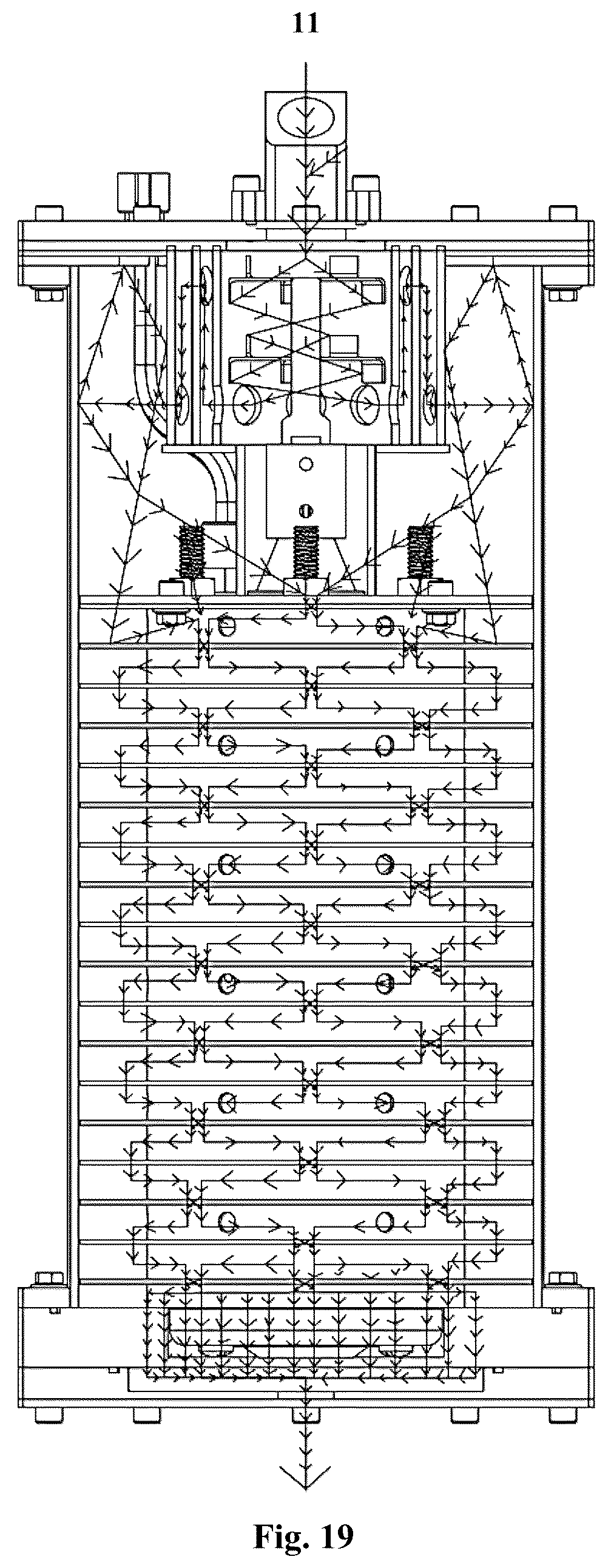 Patent US12303917 Figure 19 – Substance separator system driven by a submersible actuator