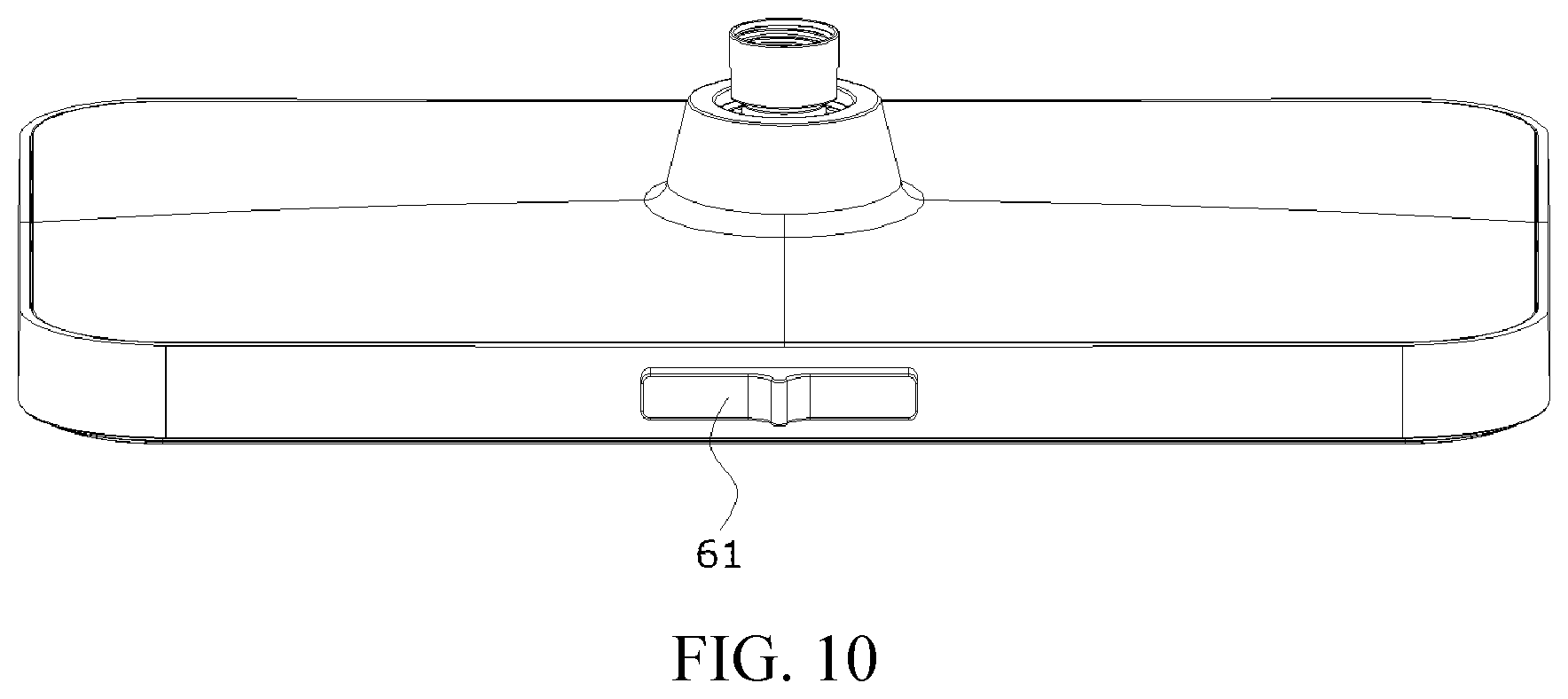 Patent US12303919 Figure 10 – Water outlet structure allowing a nozzle to generate different spray patterns and water outlet device using the same