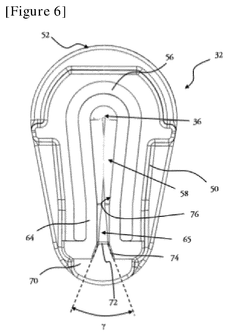 Patent US12303920 Figure 3 – Fluid spray nozzle for cleaning device for an optical detection system