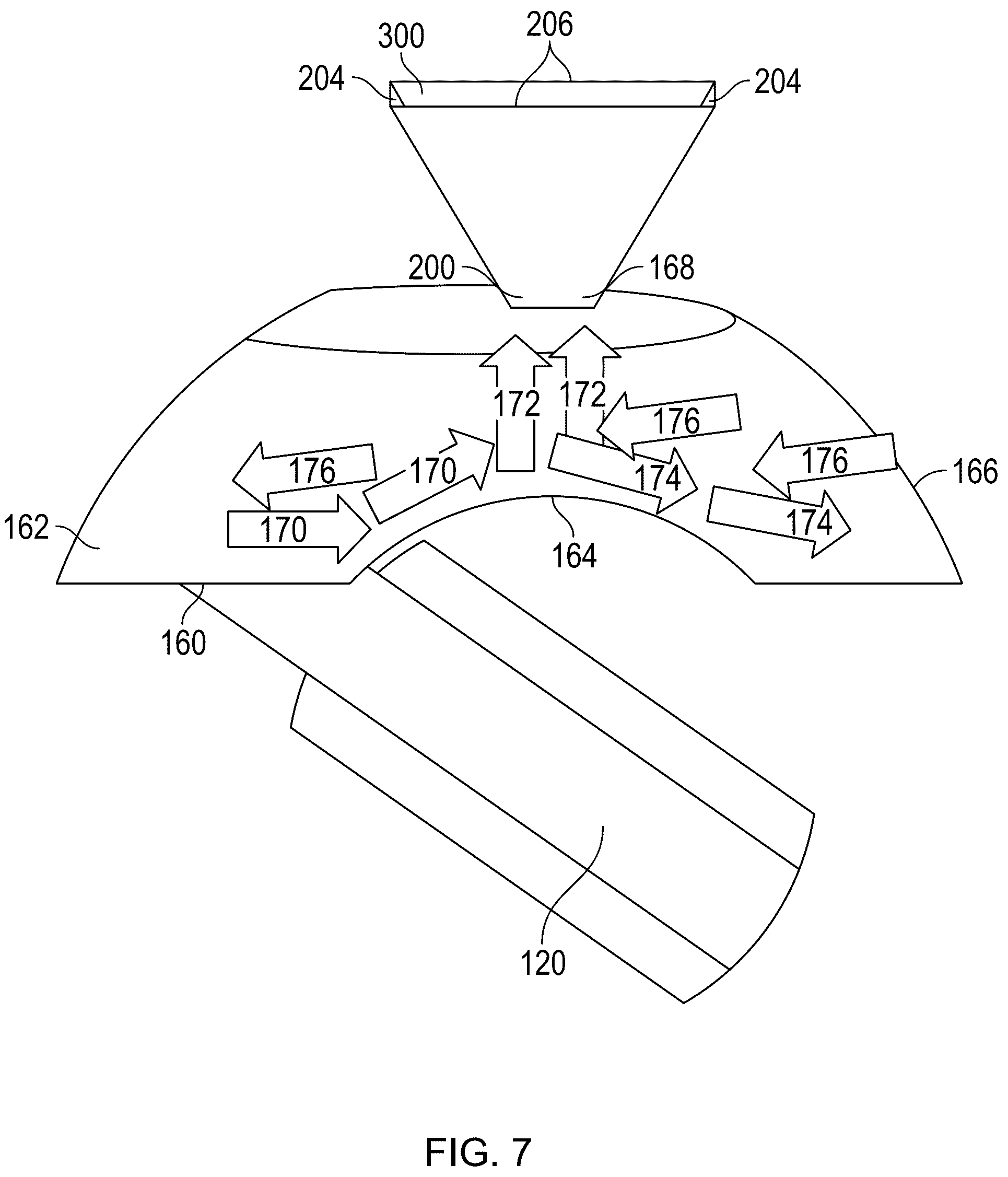 Patent US12303921 Figure 7 – Mechanical breakup actuator with disruptive vortex chamber