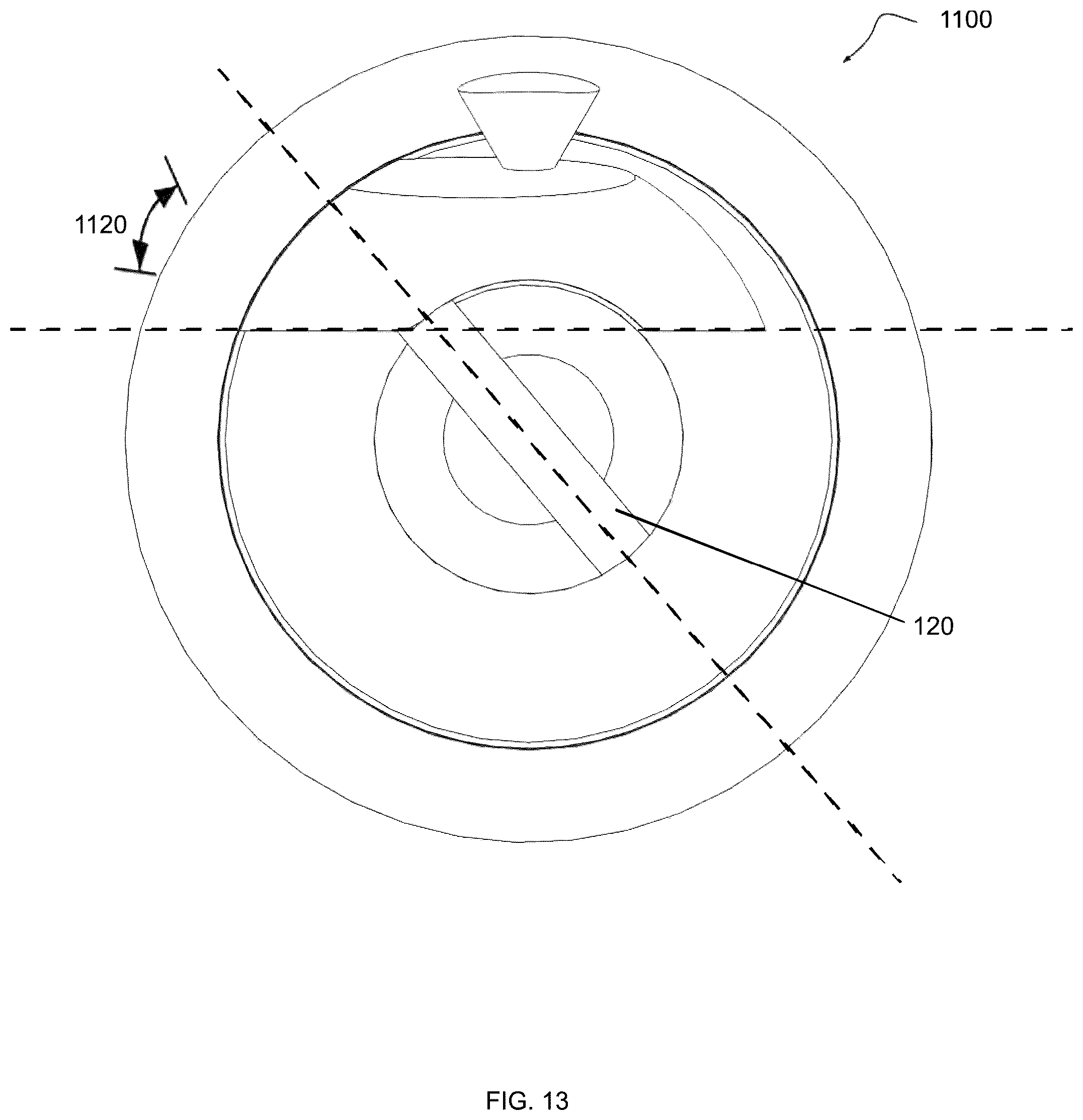 Patent US12303921 Figure 13 – Mechanical breakup actuator with disruptive vortex chamber