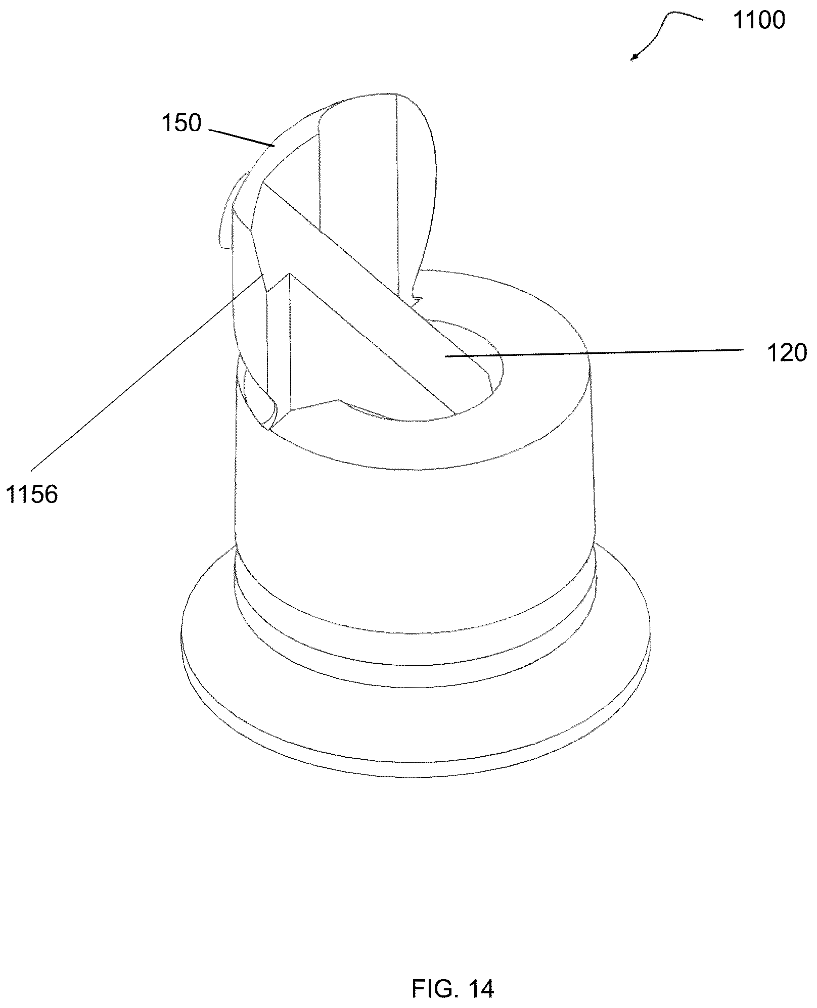 Patent US12303921 Figure 14 – Mechanical breakup actuator with disruptive vortex chamber