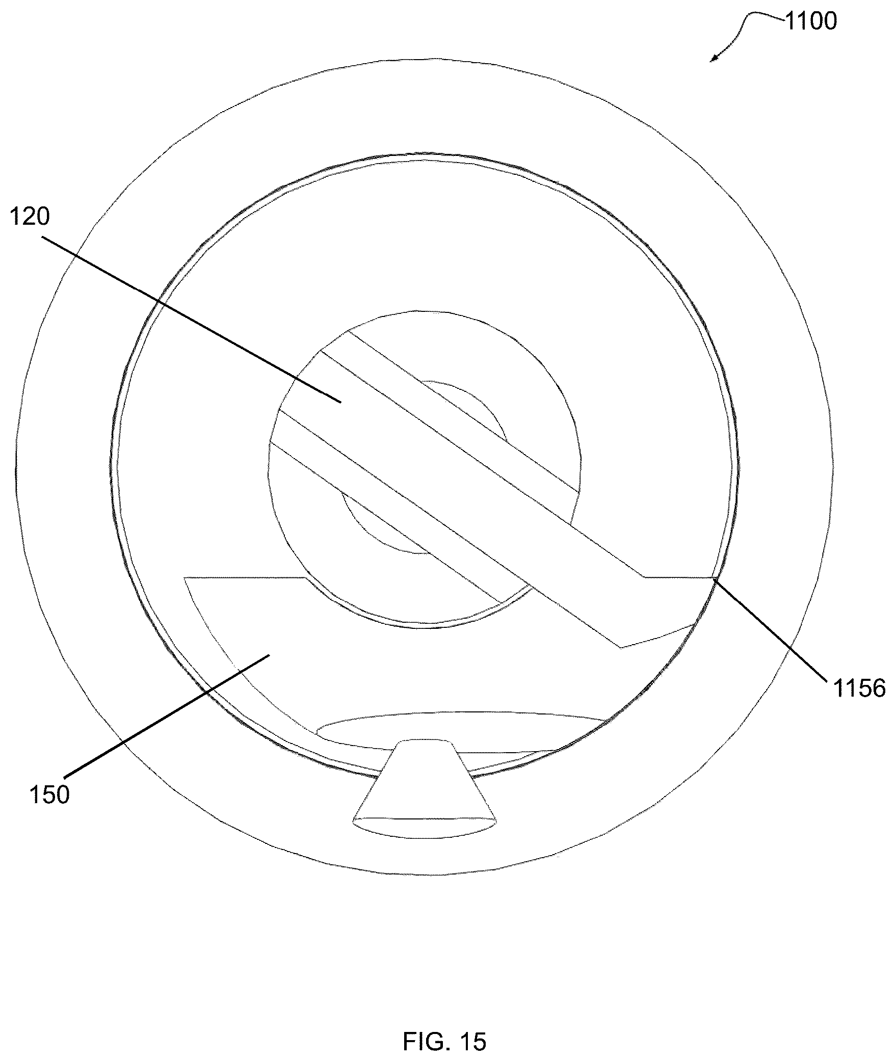 Patent US12303921 Figure 15 – Mechanical breakup actuator with disruptive vortex chamber