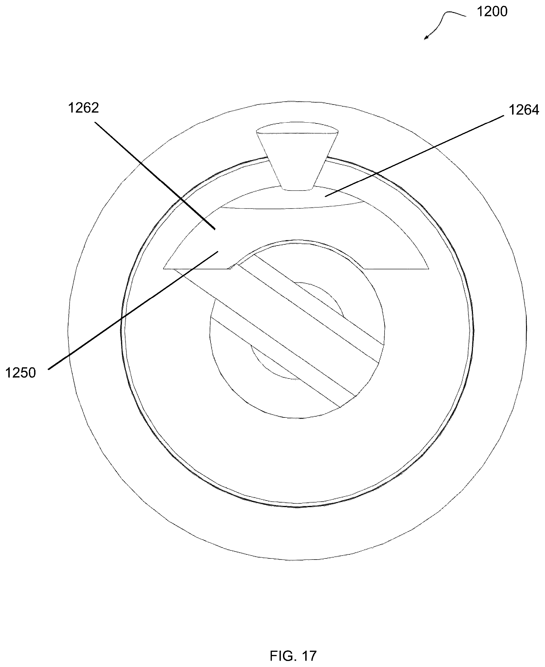 Patent US12303921 Figure 17 – Mechanical breakup actuator with disruptive vortex chamber