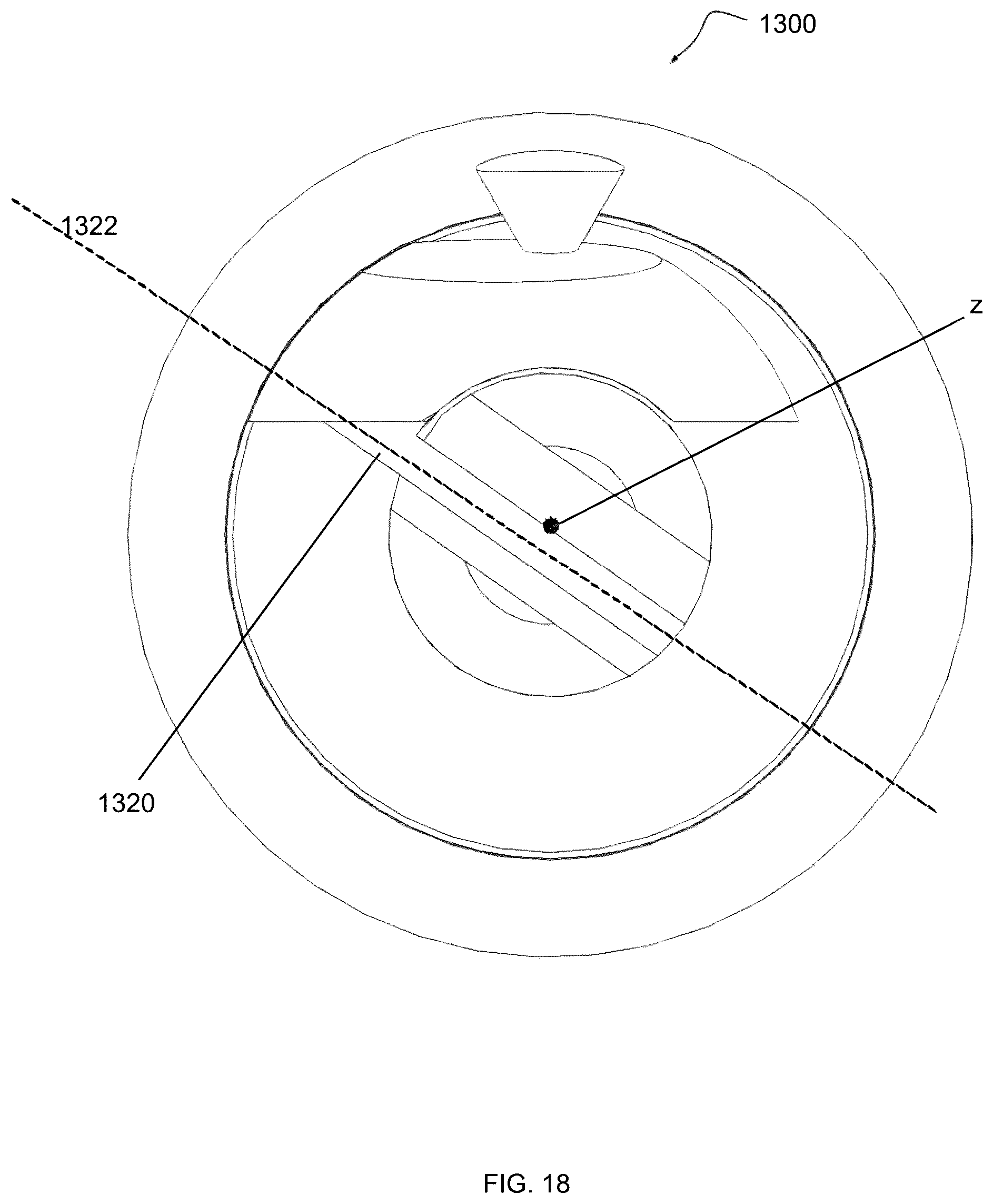 Patent US12303921 Figure 18 – Mechanical breakup actuator with disruptive vortex chamber