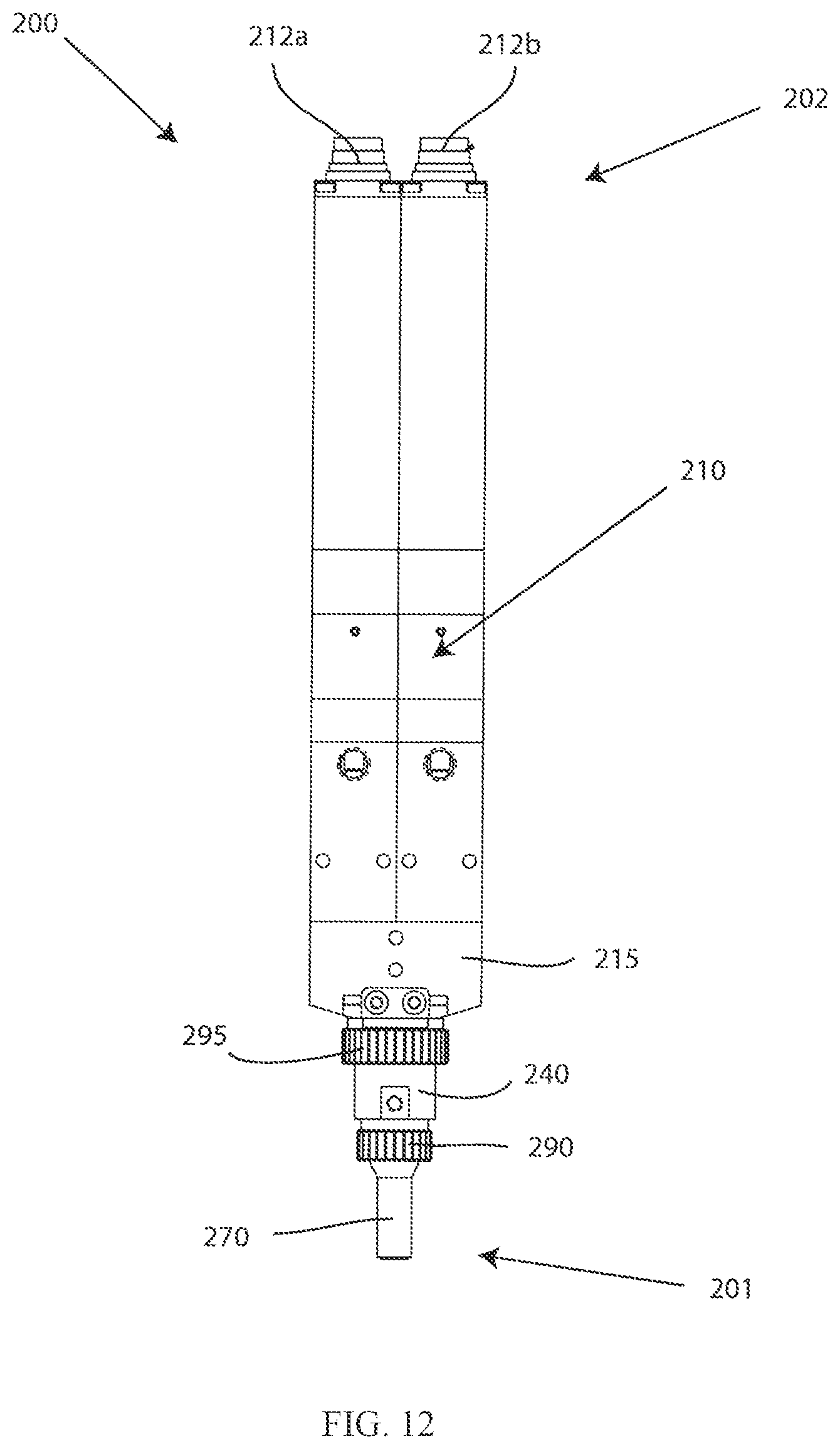 Patent US12303922 Figure 11 – Mixing valve assembly having an atomizing spray tip