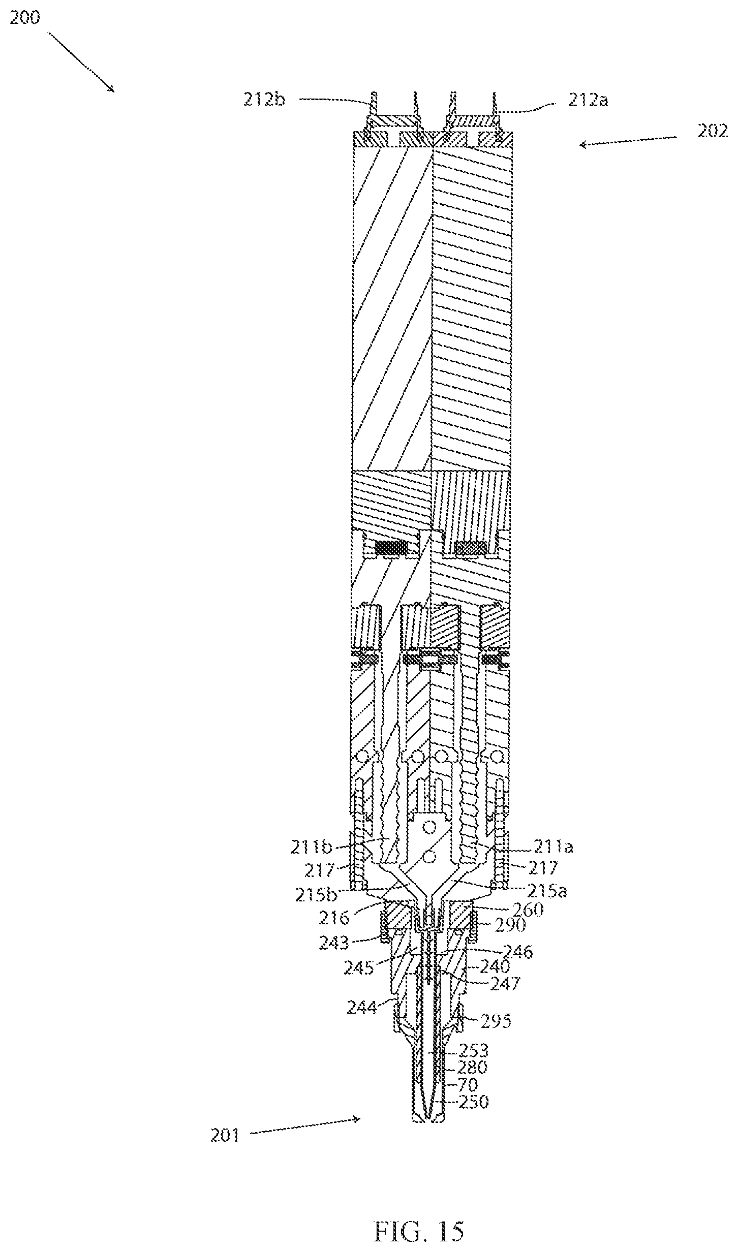 Patent US12303922 Figure 14 – Mixing valve assembly having an atomizing spray tip