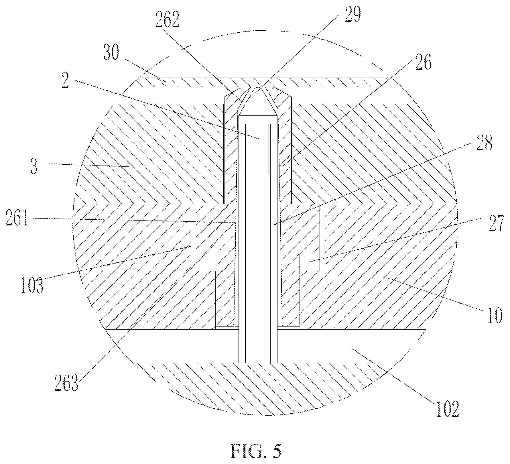 Patent US12303923 Figure 5 – Automatic adhesive spraying control system for progressive die of motor iron core of new energy vehicle