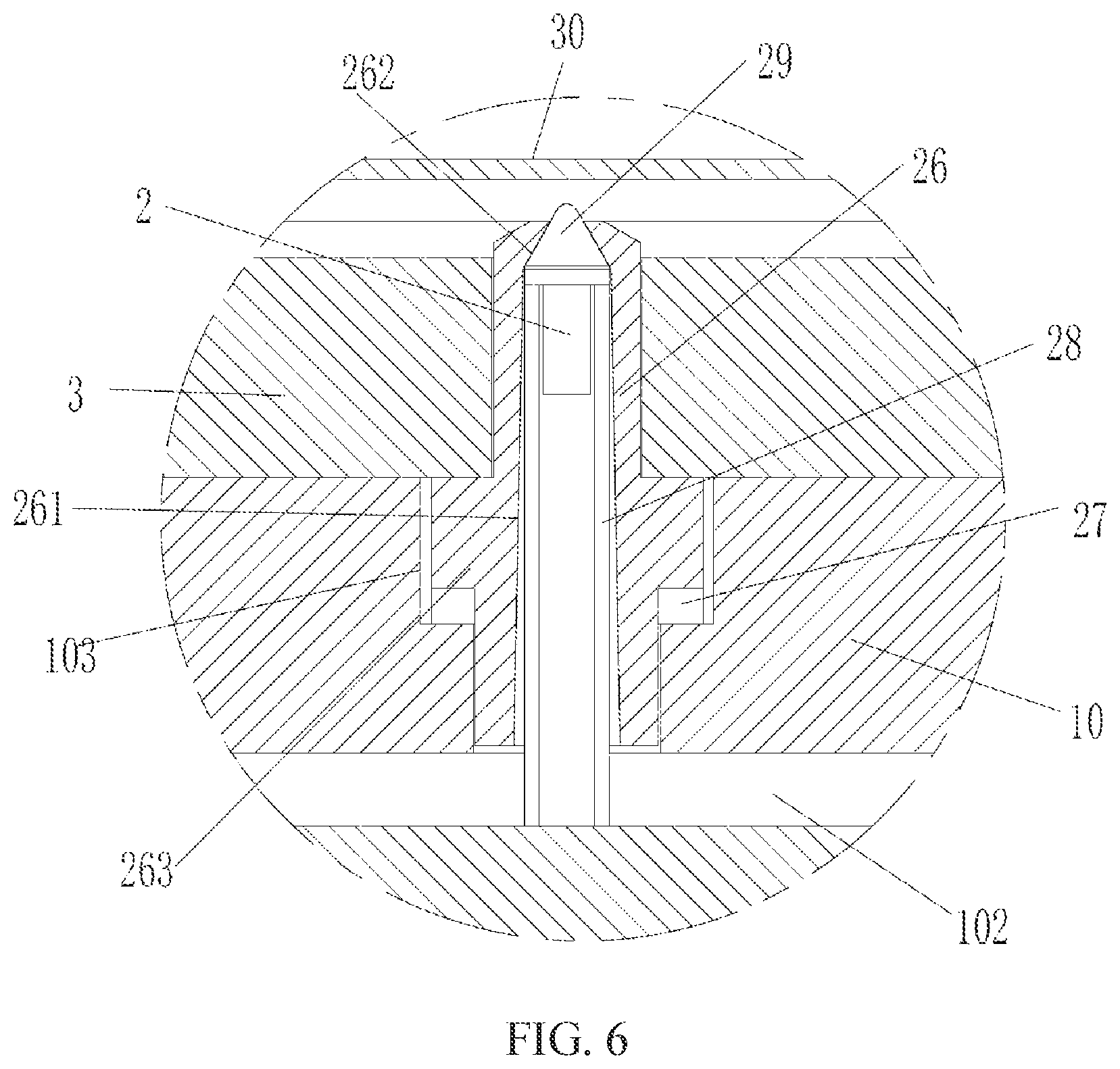 Patent US12303923 Figure 6 – Automatic adhesive spraying control system for progressive die of motor iron core of new energy vehicle