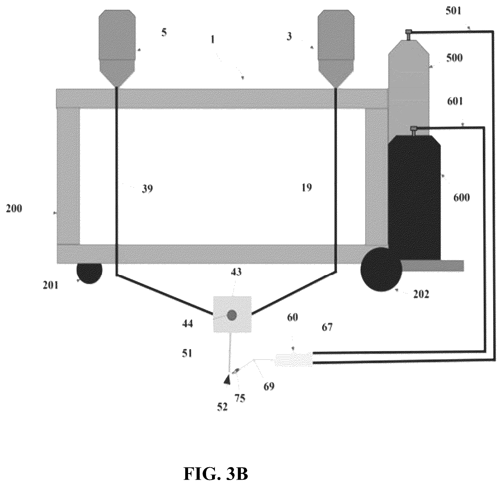 Patent US12303926 Figure 5 – Multi-component electro-mechanical flame spray deposition system
