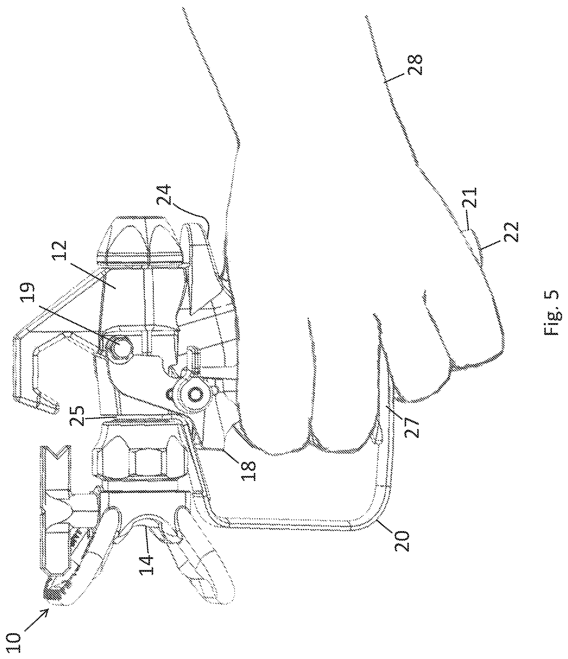 Patent US12303928 Figure 5 – Low profile airless spray gun for applying paints