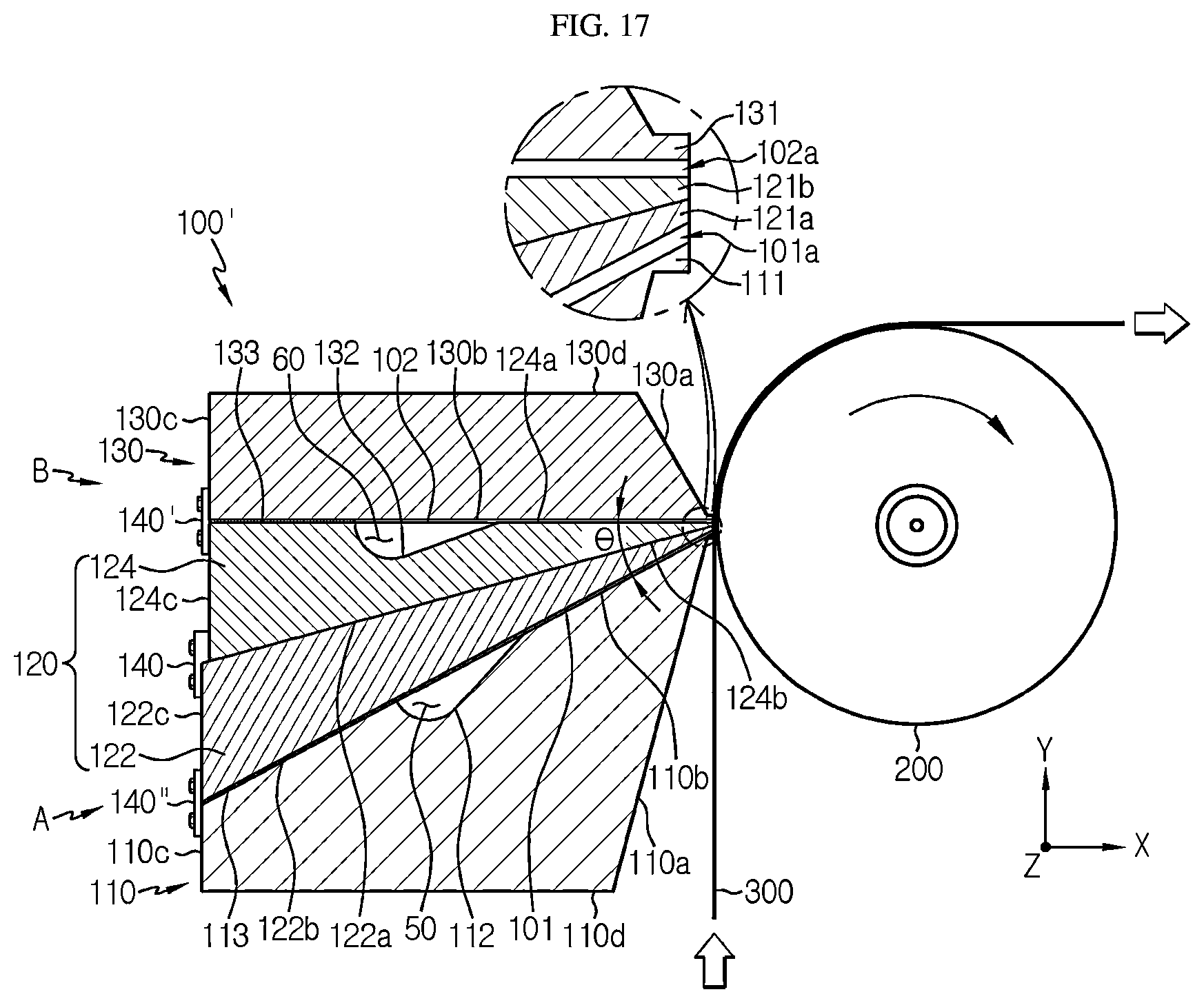 Patent US12303932 Figure 10 – Multi-slot die coater