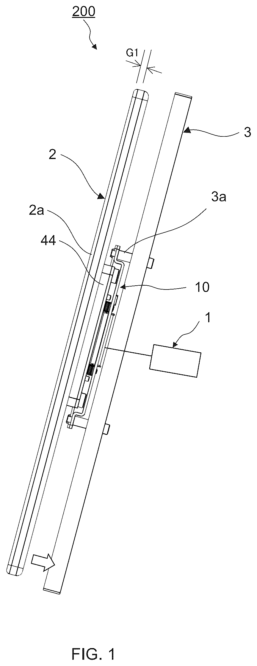 Patent US12303940 — Vibration presenting device — Figure 1