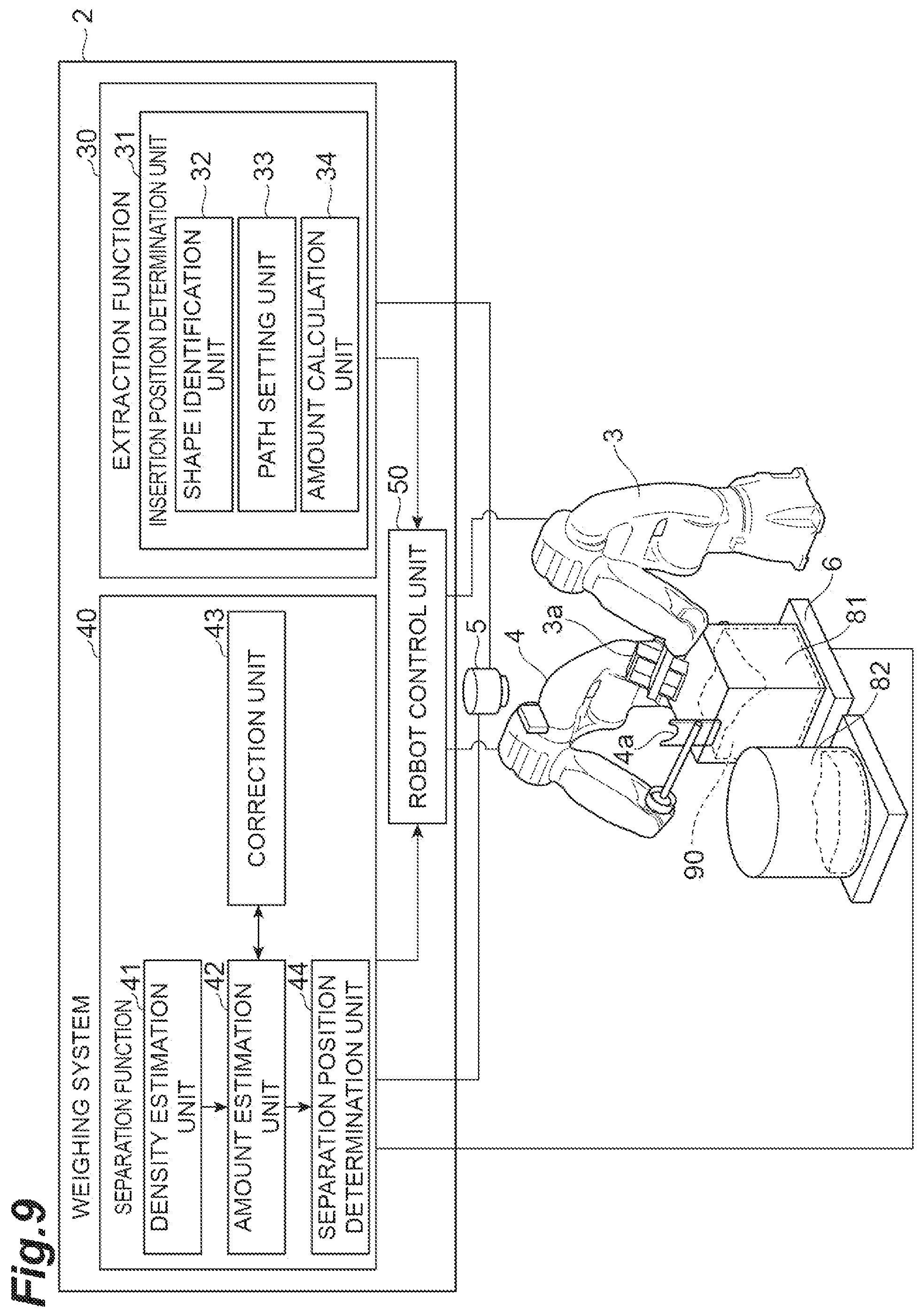Patent US12303944 Figure 9 – Material separation system