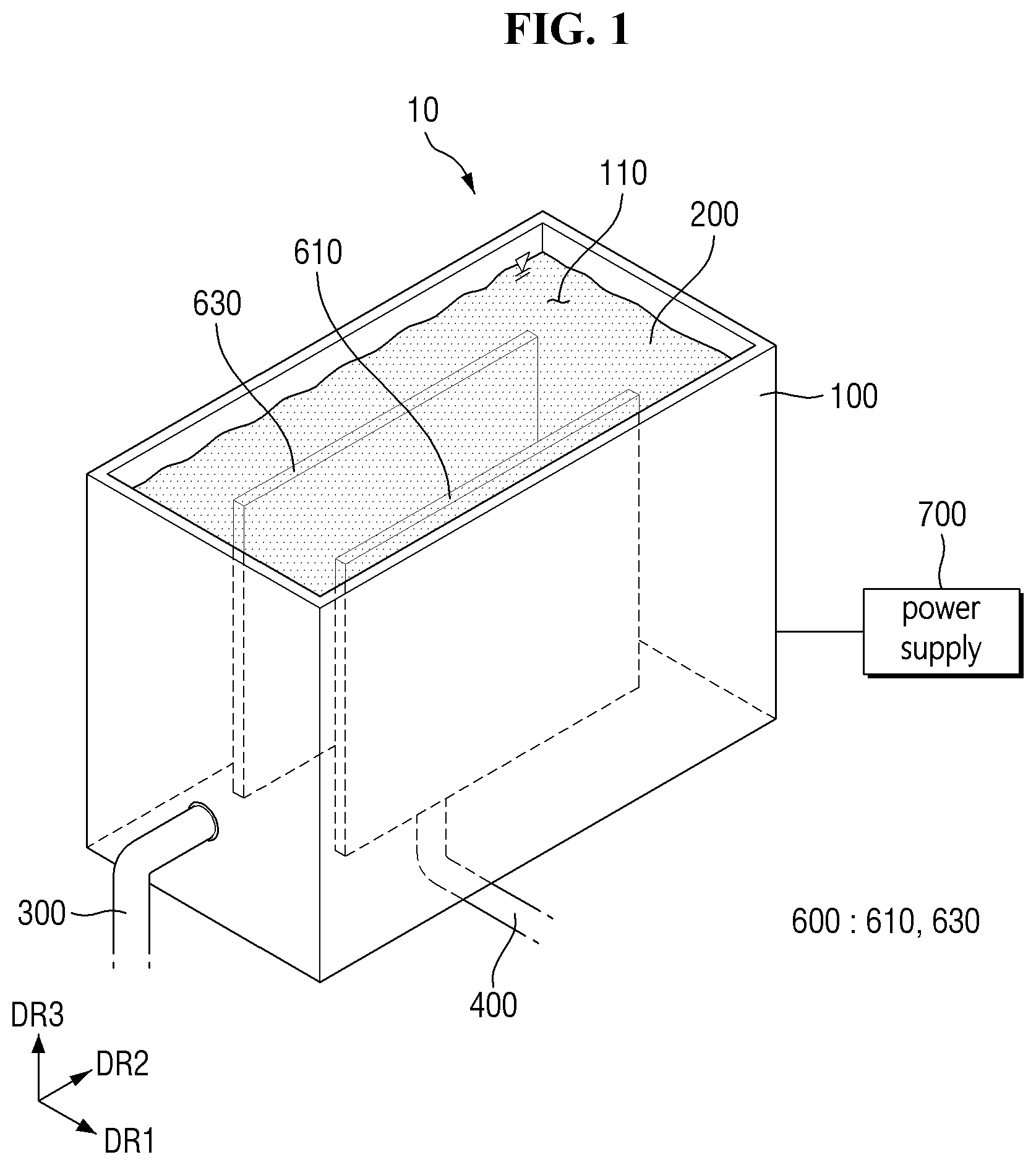 Patent US12303947 — Apparatus for cleaning mask — Figure 1