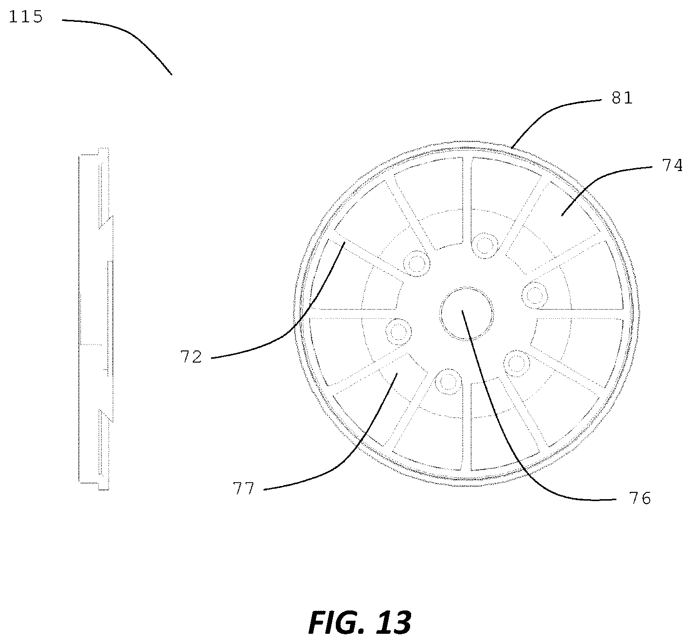 Patent US12303949 Figure 7 – Apparatus and method for internal cleaning of a pipeline