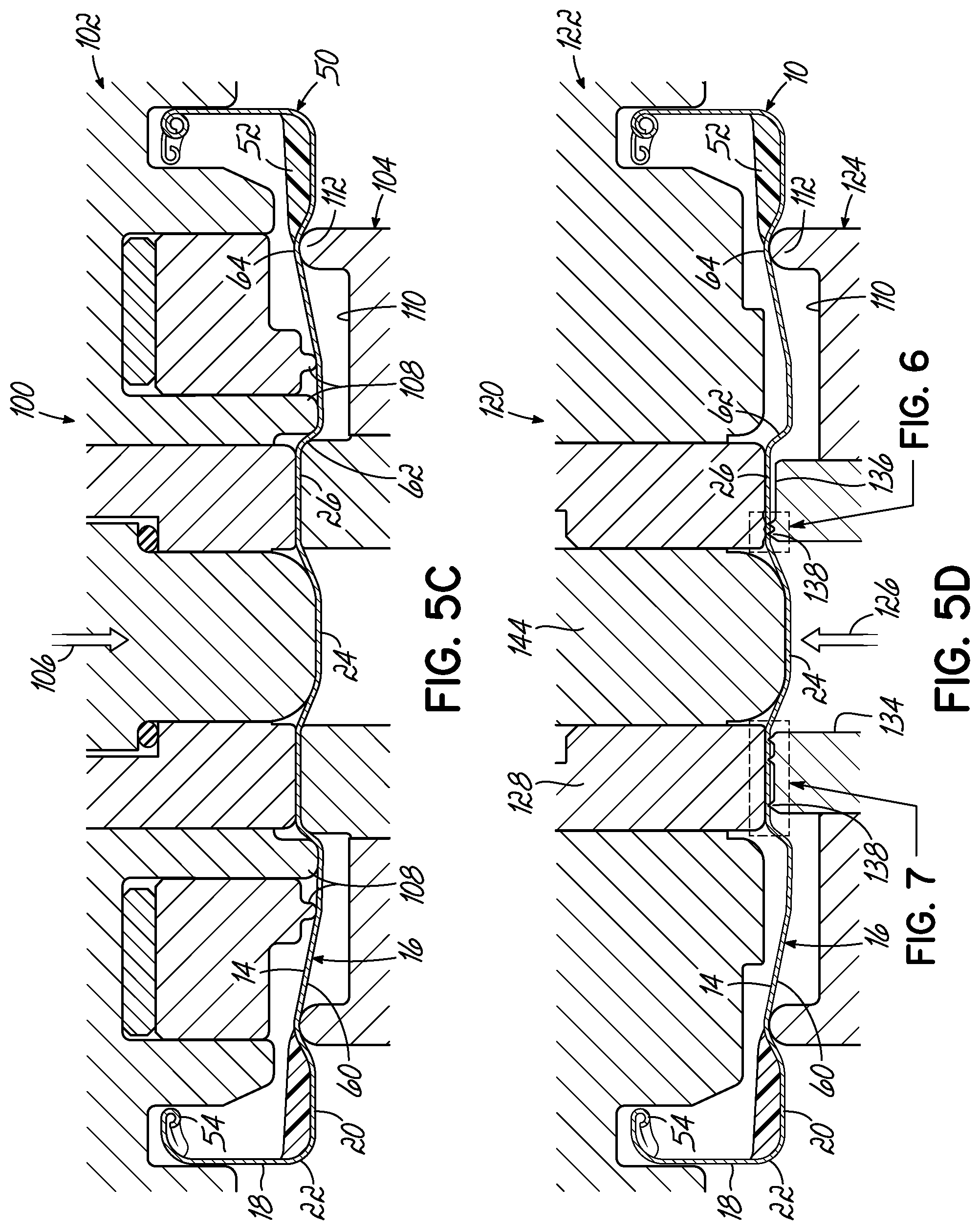 Patent US12303958 Figure 6 – Manufacturing tooling and methods for producing push button container closures