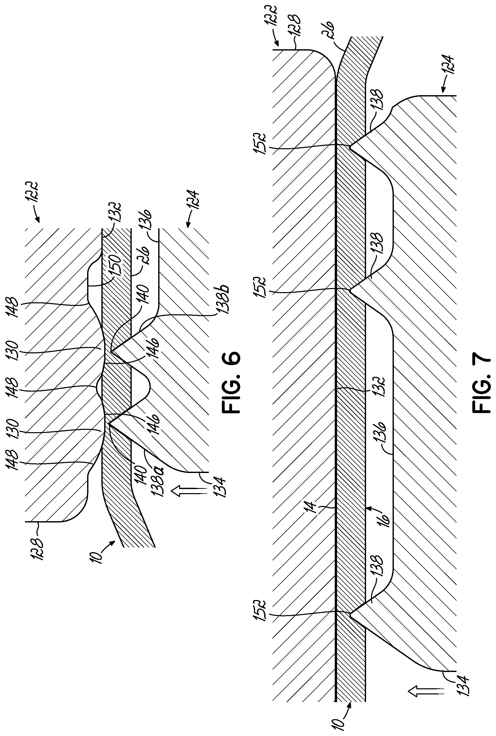 Patent US12303958 Figure 7 – Manufacturing tooling and methods for producing push button container closures