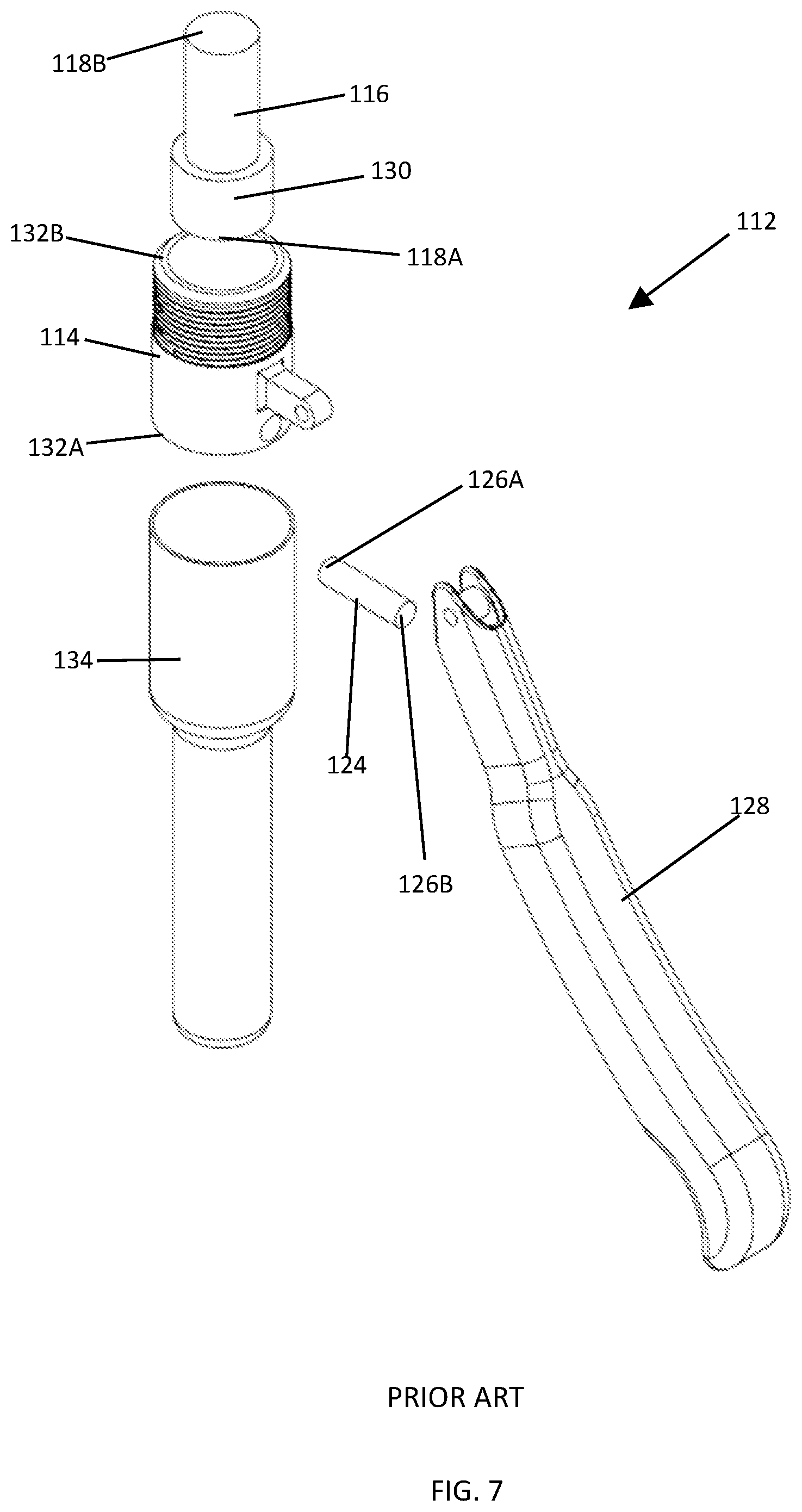 Patent US12303963 Figure 7 – Automotive bending tool and method of repairing automobile turbocharger system without removing or disassembling components of the turbocharger