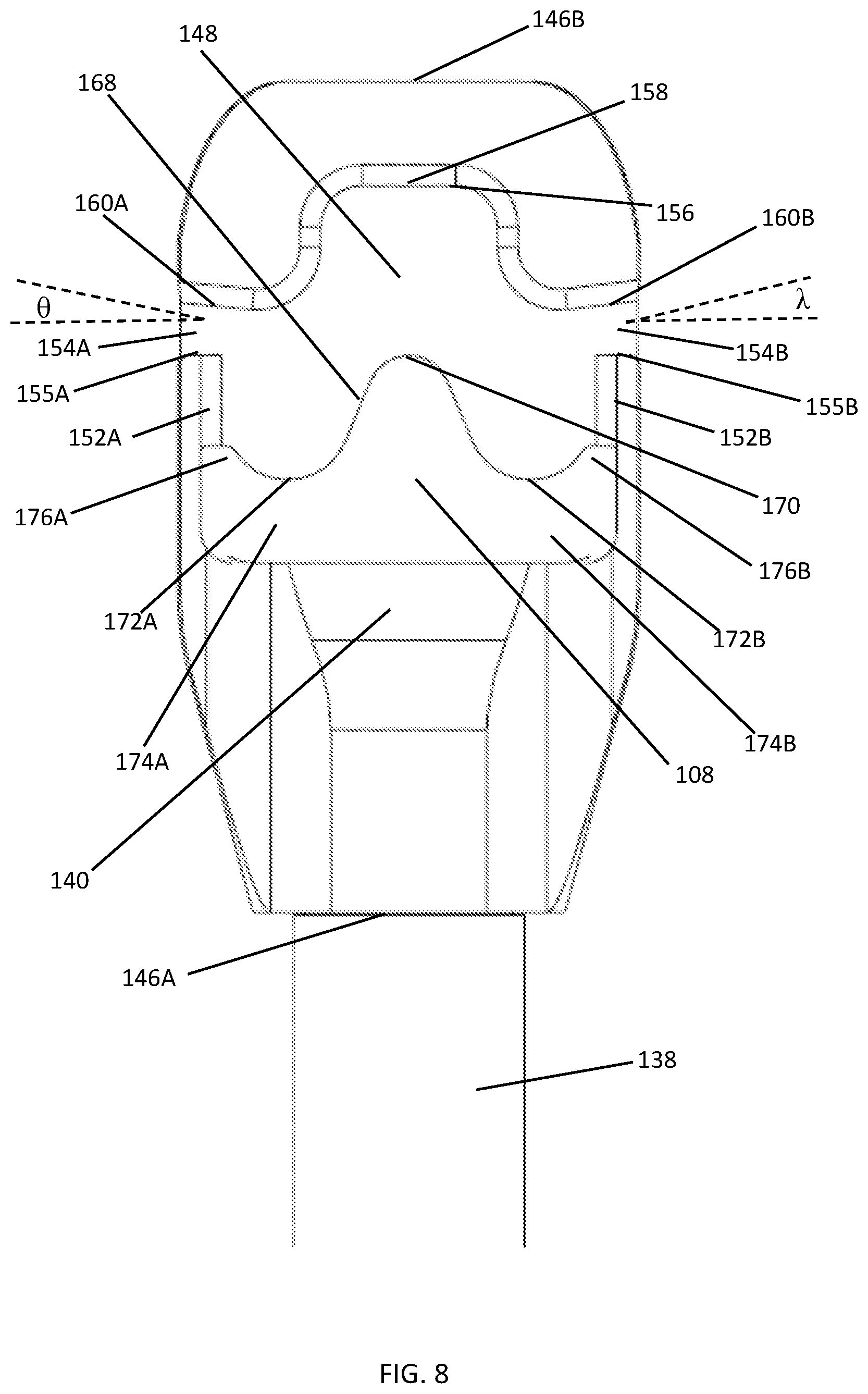 Patent US12303963 Figure 8 – Automotive bending tool and method of repairing automobile turbocharger system without removing or disassembling components of the turbocharger