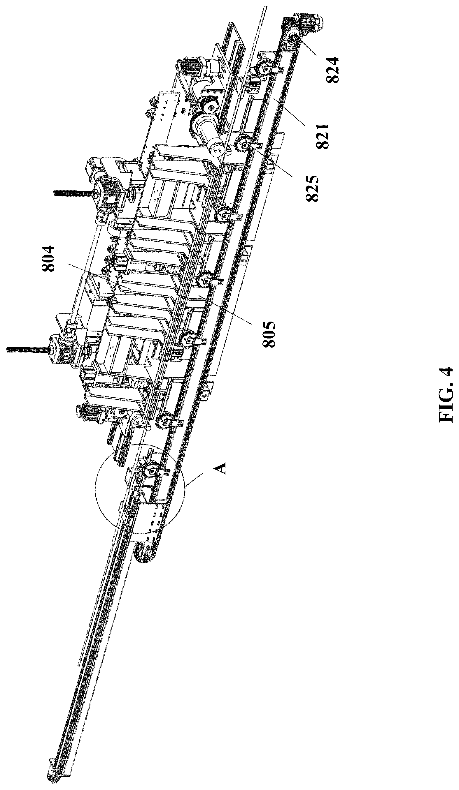 Patent US12303966 Figure 4 – Molding machines for flexible production of rebars of bottom, web, and top plates of precast small box girders and methods for using thereof