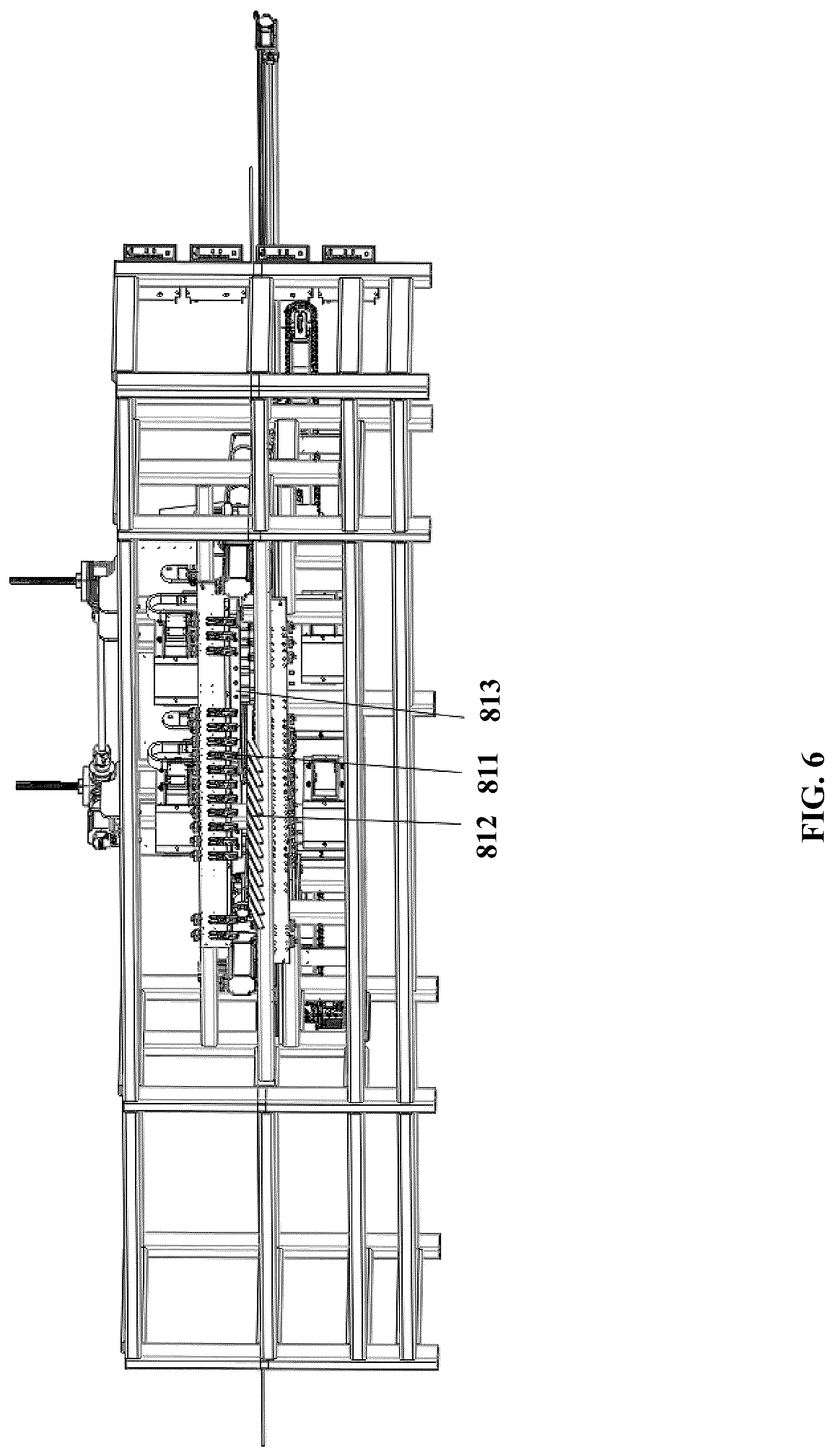 Patent US12303966 Figure 6 – Molding machines for flexible production of rebars of bottom, web, and top plates of precast small box girders and methods for using thereof