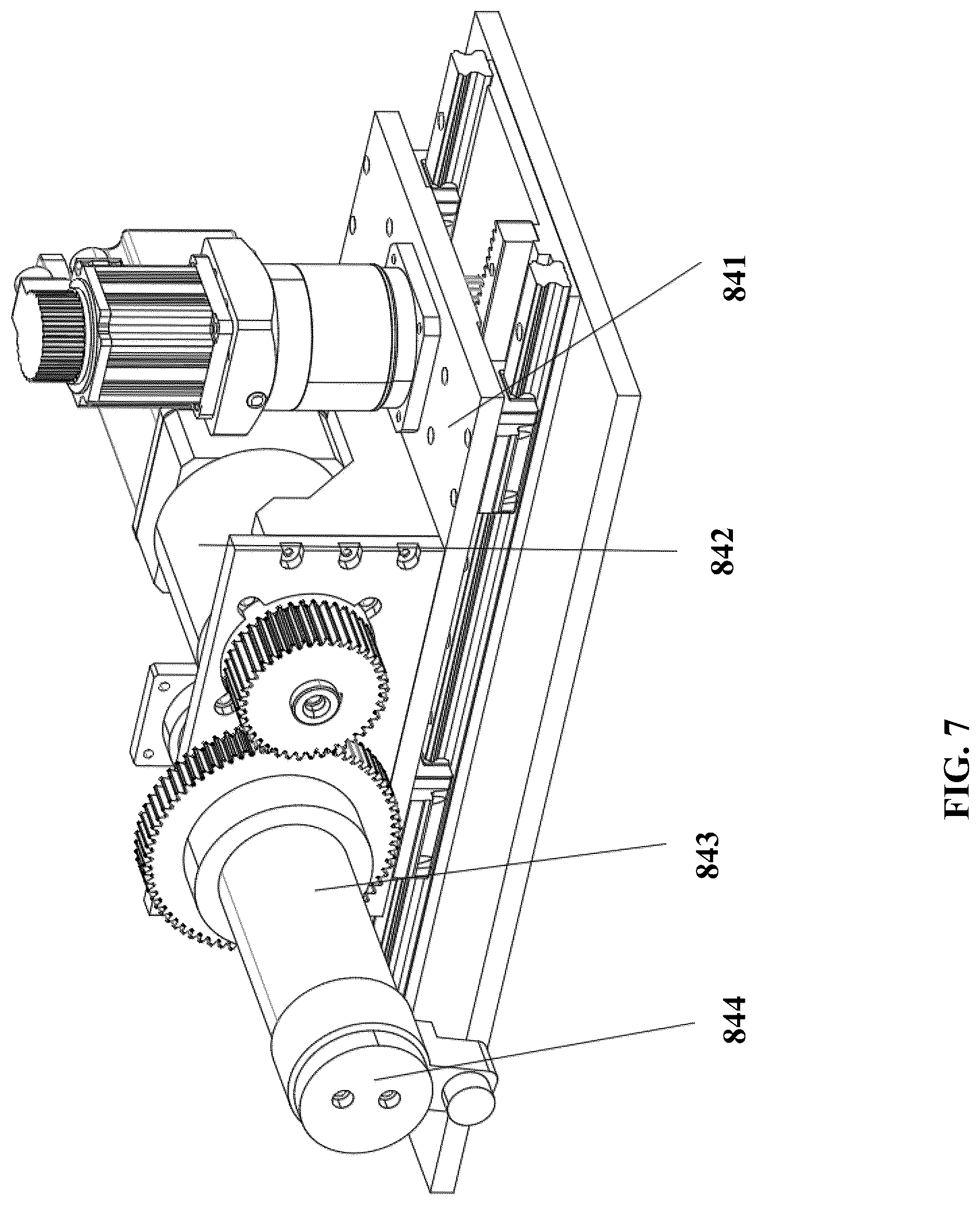 Patent US12303966 Figure 7 – Molding machines for flexible production of rebars of bottom, web, and top plates of precast small box girders and methods for using thereof