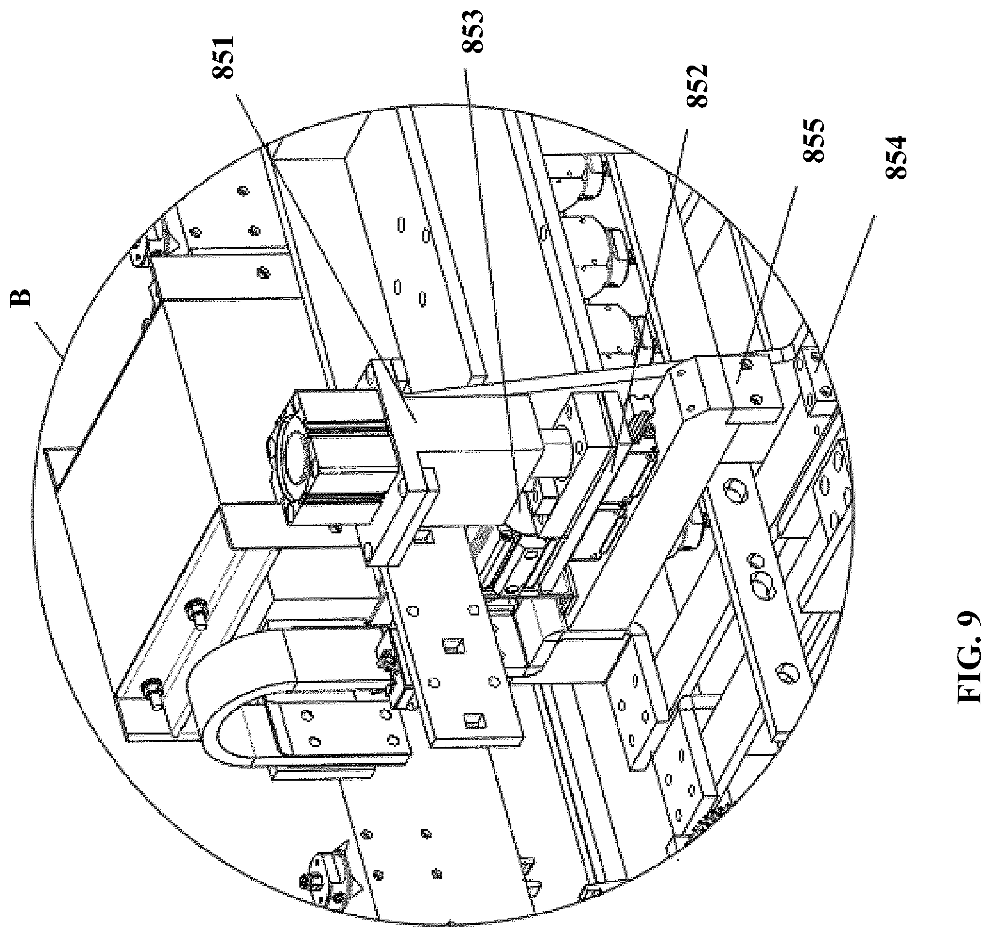 Patent US12303966 Figure 9 – Molding machines for flexible production of rebars of bottom, web, and top plates of precast small box girders and methods for using thereof