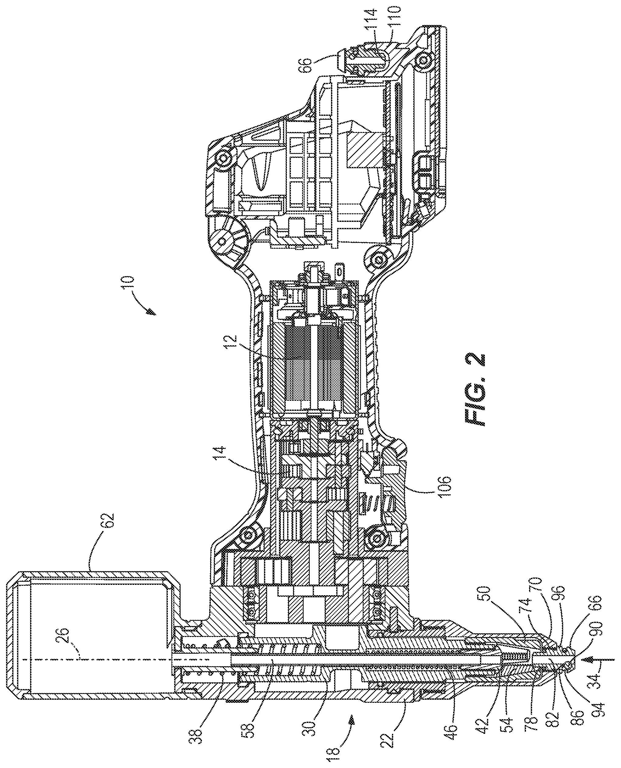 Patent US12303967 Figure 2 – Set of nosepieces for a rivet setting tool